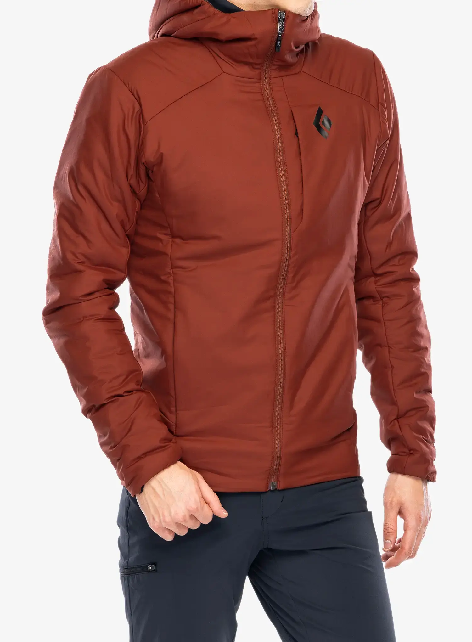 Zateplená bunda Black Diamond First Light Stretch Hoody - iron red