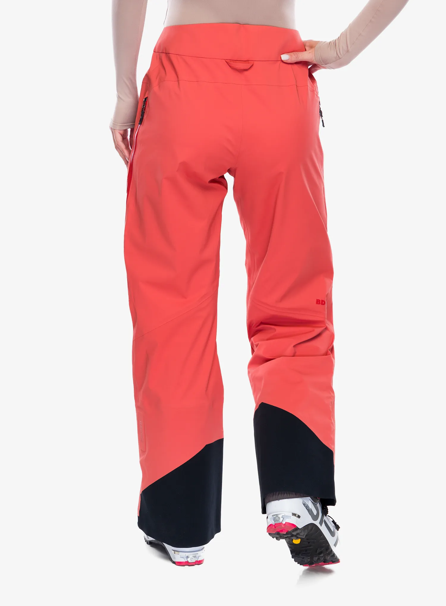Dámske lyžiarske nohavice Black Diamond Recon LT Pants - baja sunrise