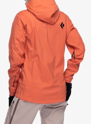 Nepremokavá bunda dámska Black Diamond Recon LT Shell - baja sunrise