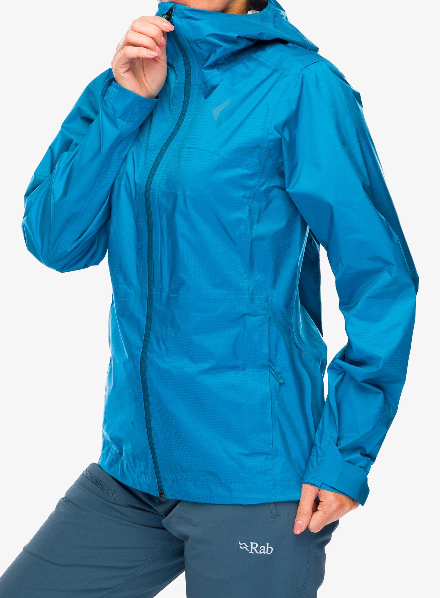 Bunda dámska Black Diamond Treeline Rain Shell - azul