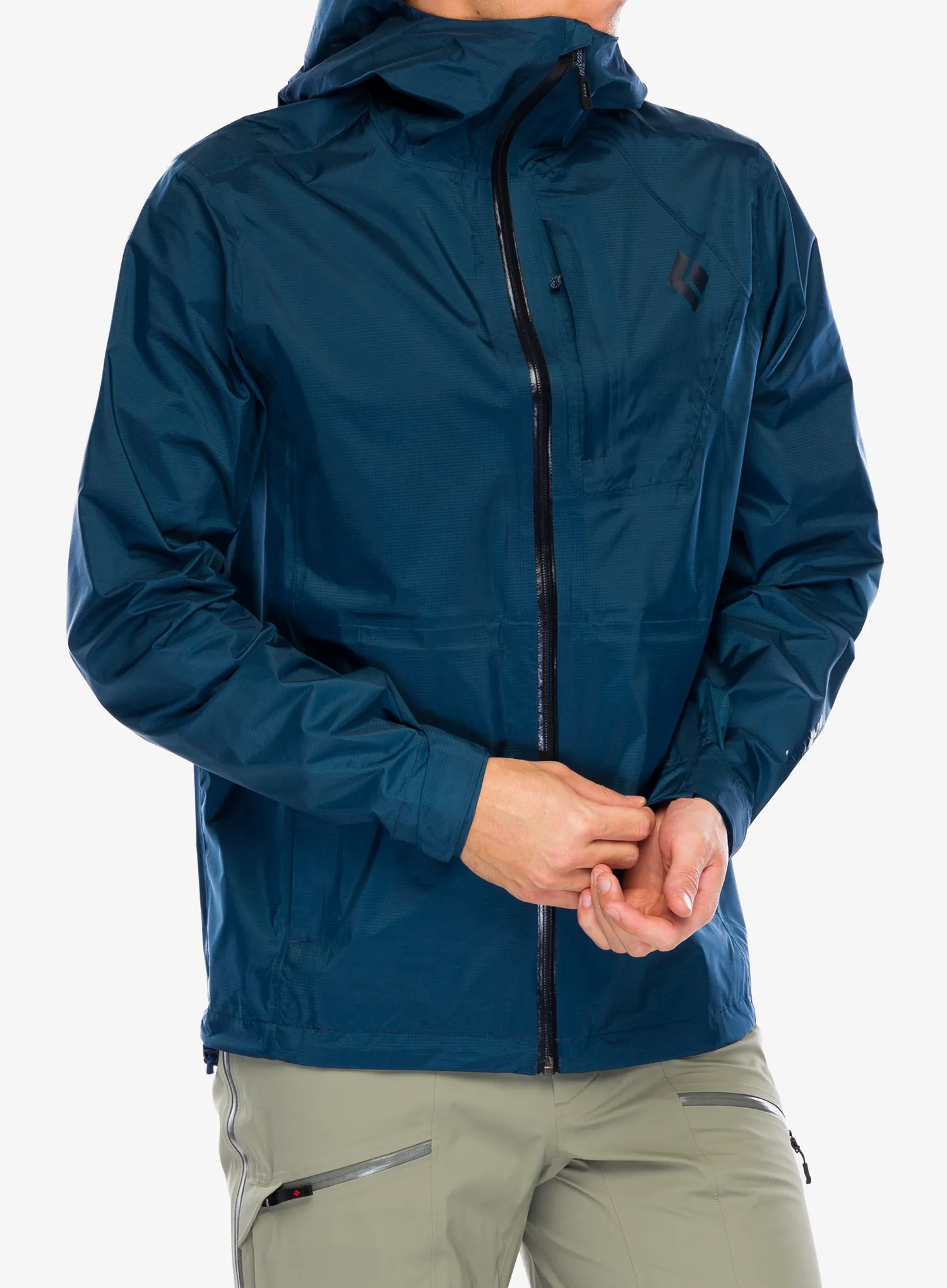 Bunda do dažďa Black Diamond Treeline Rain Shell - indigo
