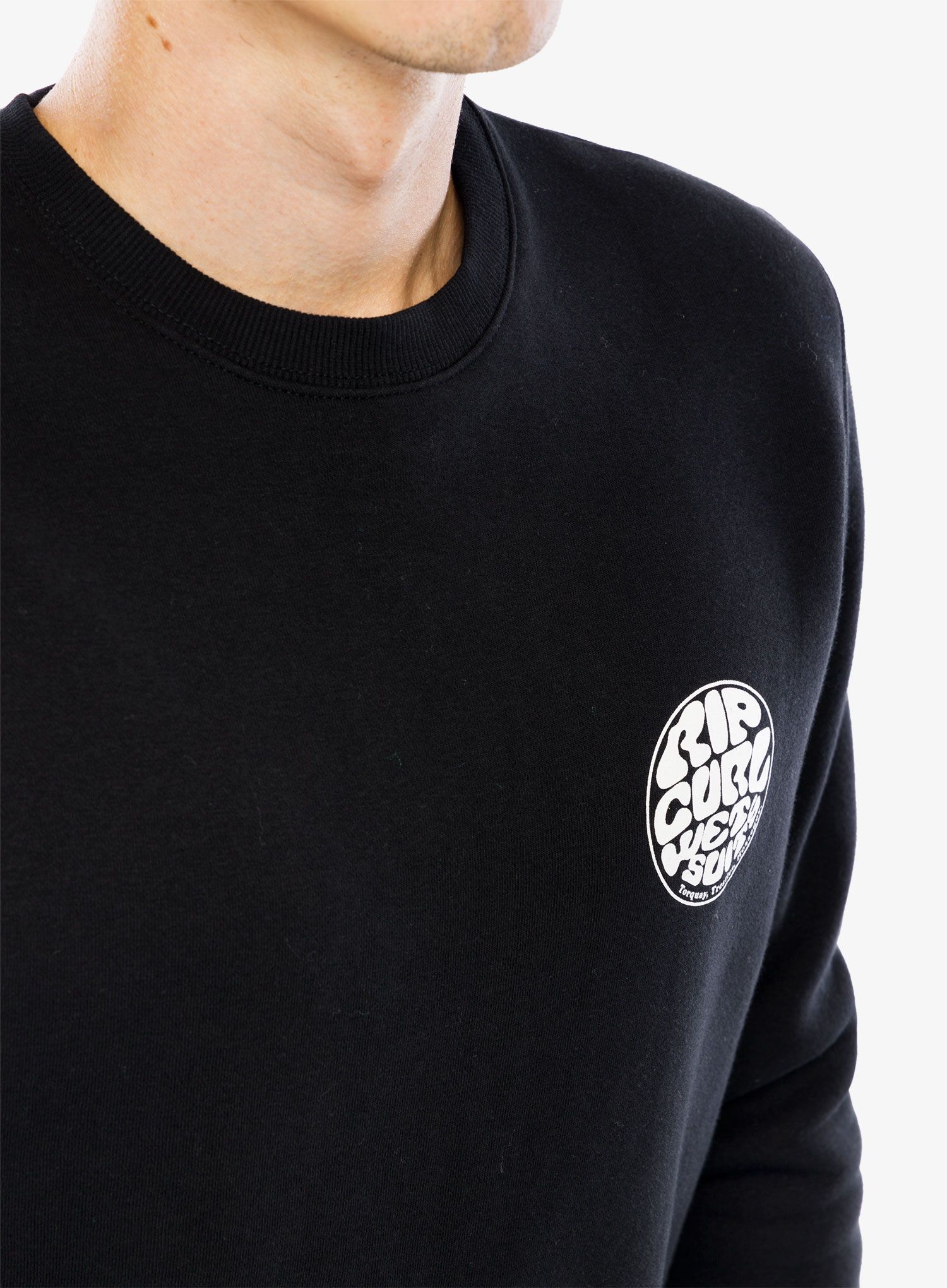 Mikina Rip Curl Wetsuit Icon Crew - black