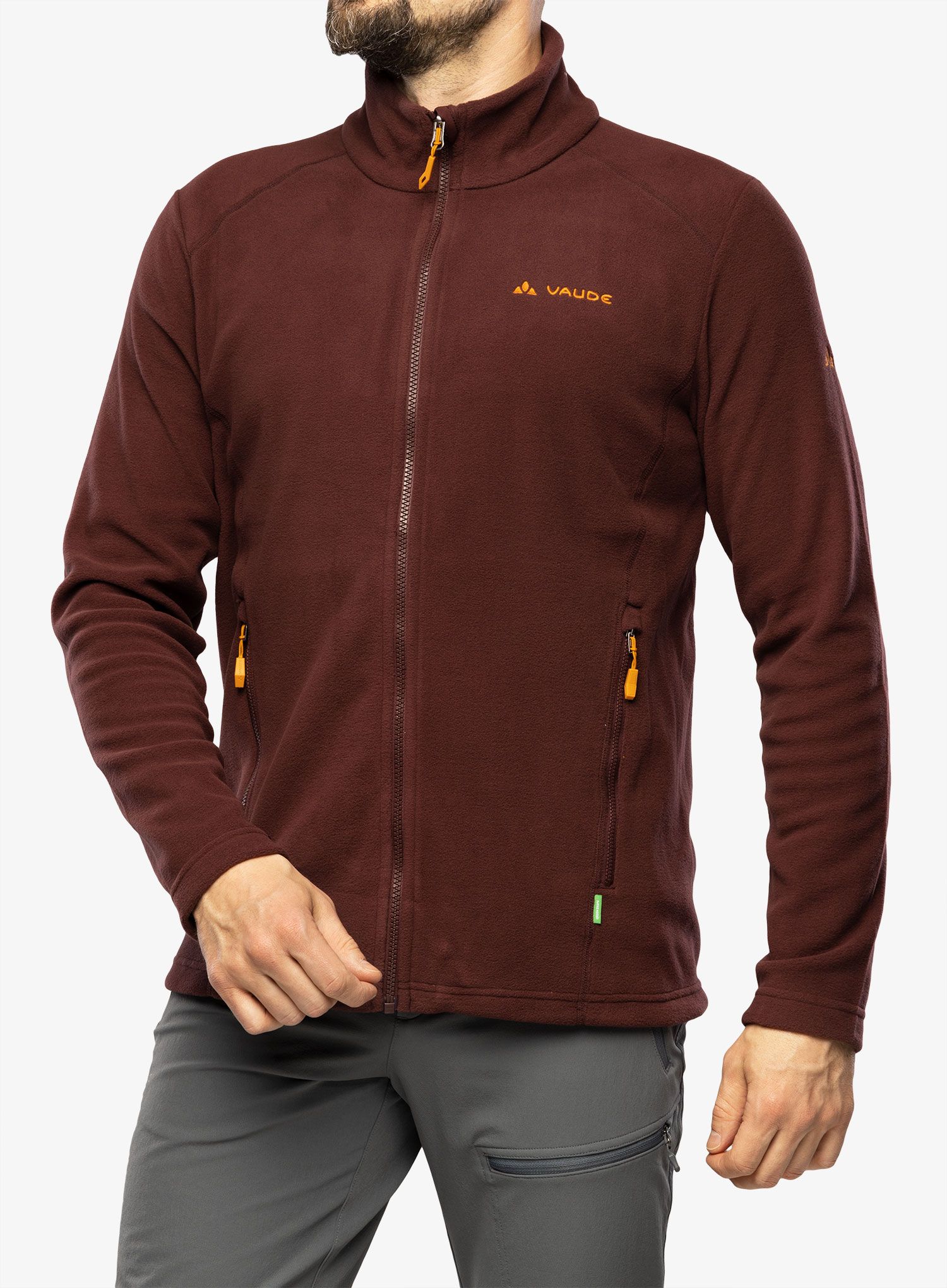 Flísová mikina Vaude Rosemoor Fleece Jacket II - dark oak