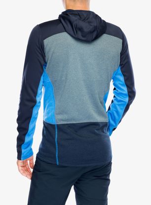Pánska mikina na zips Haglofs ROC Flash Mid Hood - tarn blue/steel blue