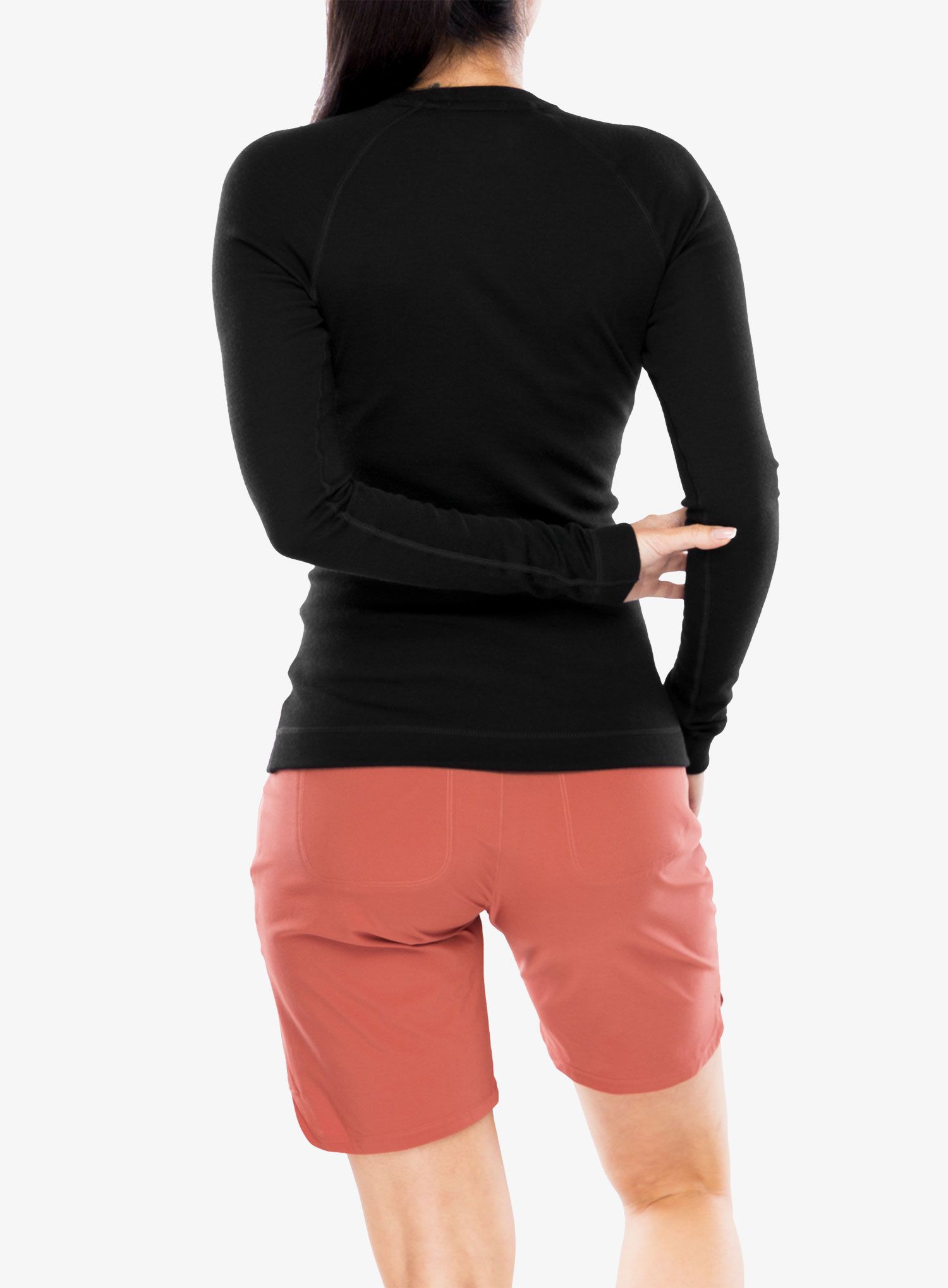 Funkčné tričko dámske Smartwool Classic Thermal Merino BL Crew - black