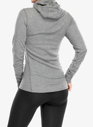 Funkčné tričko dámske Odlo Active Warm Originals BL Top Facemask LS - odlo steel grey melange