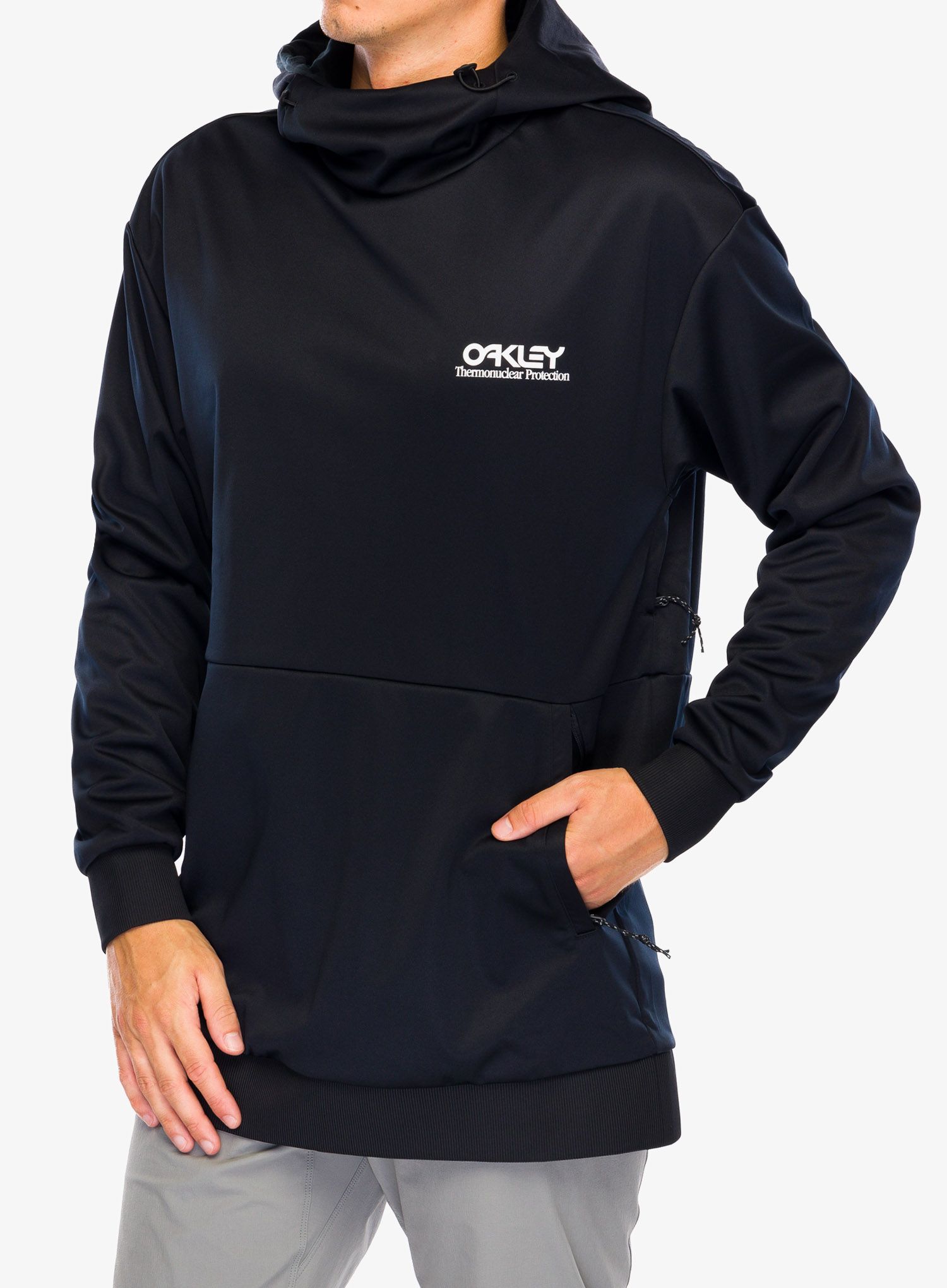 Mikina s kapucňou Oakley Park RC Softshell Hoodie - blackout