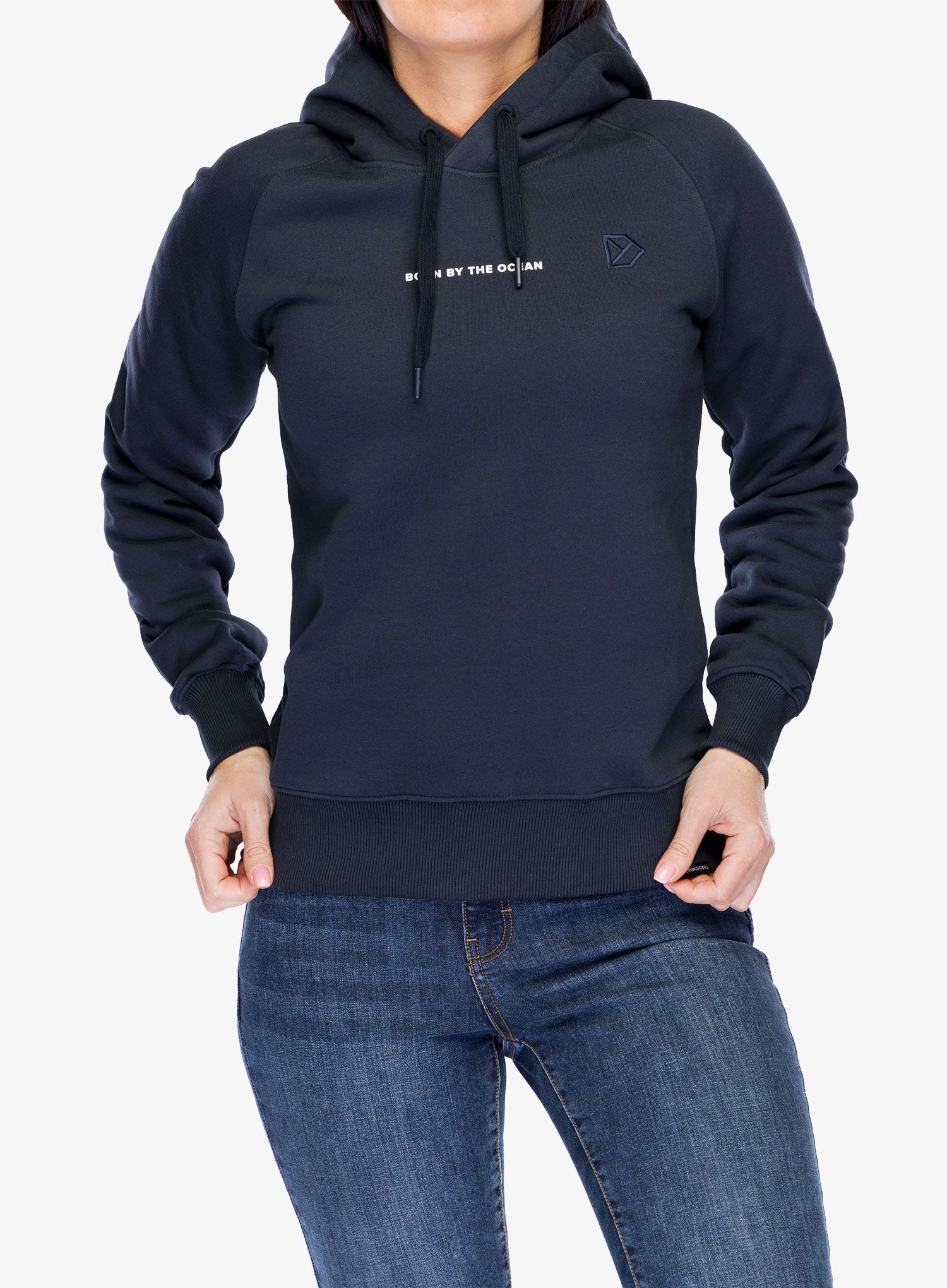 Dámska mikina s kapucňou Didriksons Ven Hoodie BBTO - navy