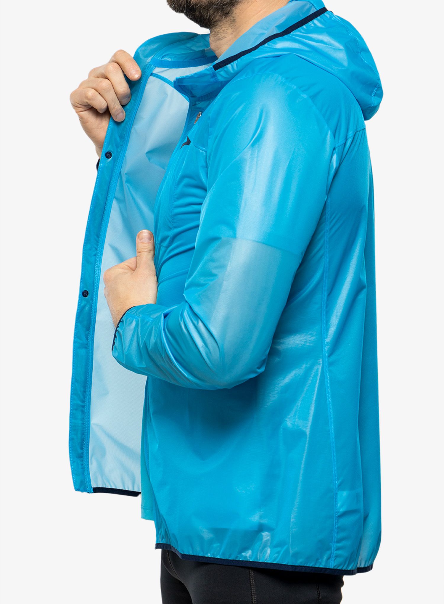 Bežecká bunda Brooks All Altitude Jacket - spring break/navy