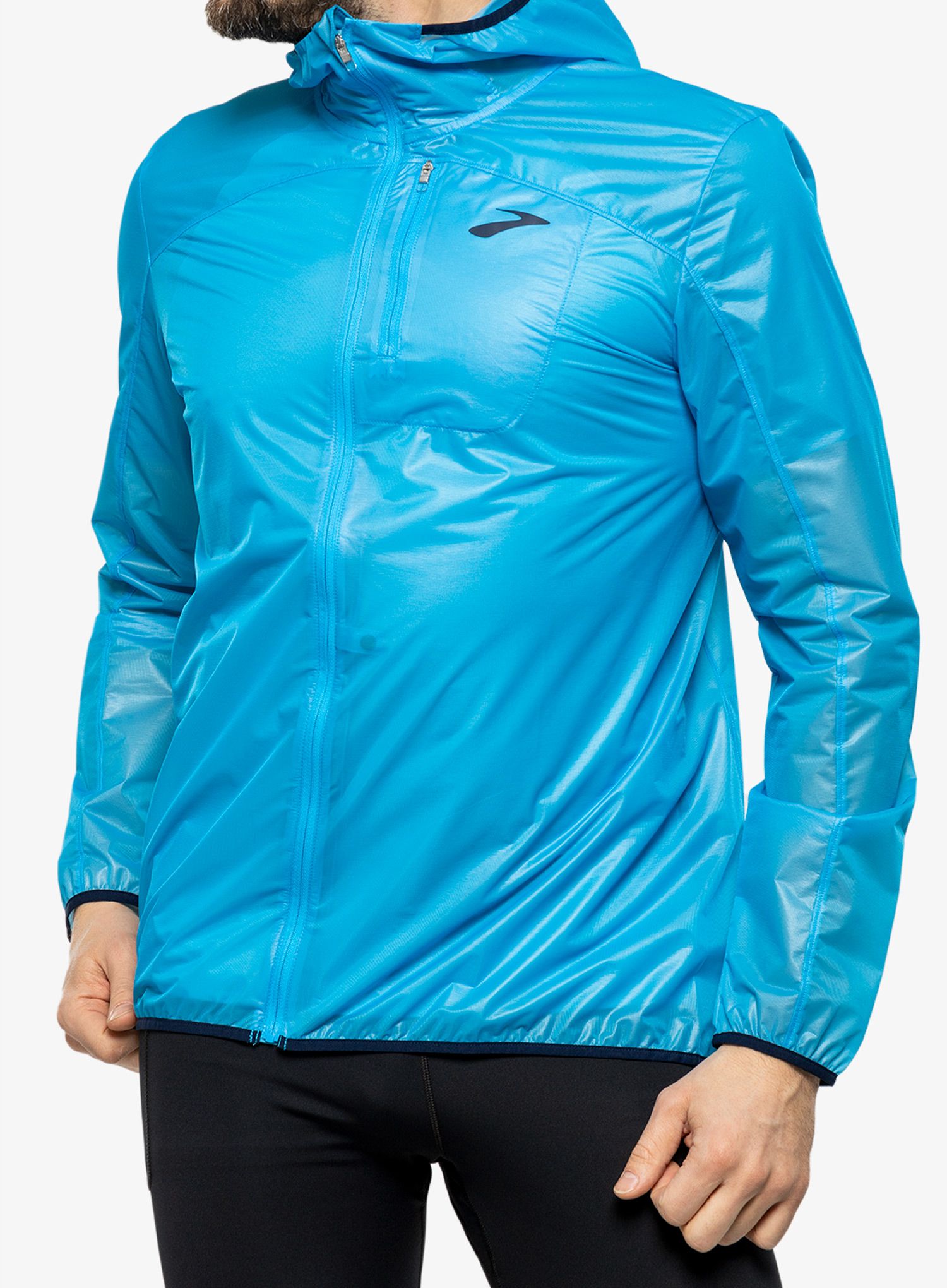 Bežecká bunda Brooks All Altitude Jacket - spring break/navy