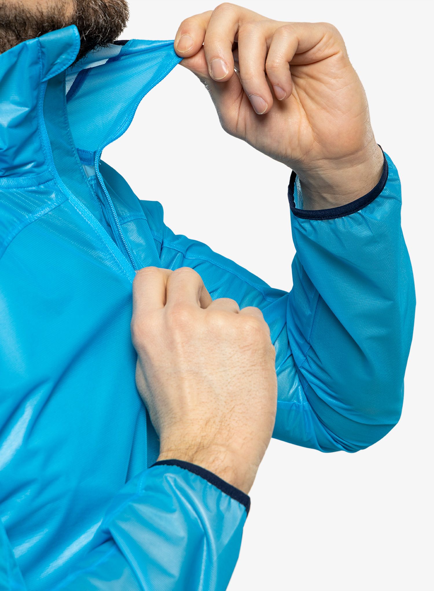 Bežecká bunda Brooks All Altitude Jacket - spring break/navy