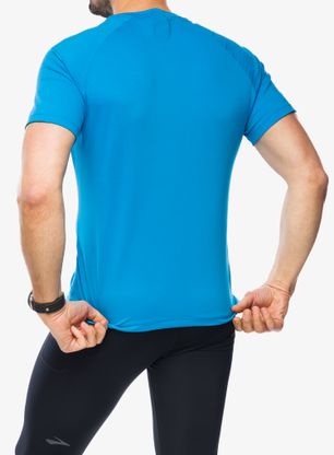 Bežecké tričko Brooks Atmosphere Short Sleeve 2.0 - cerulean