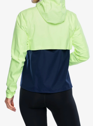 Bežecká bunda dámska Brooks High Point Waterproof Jacket - lime/navy