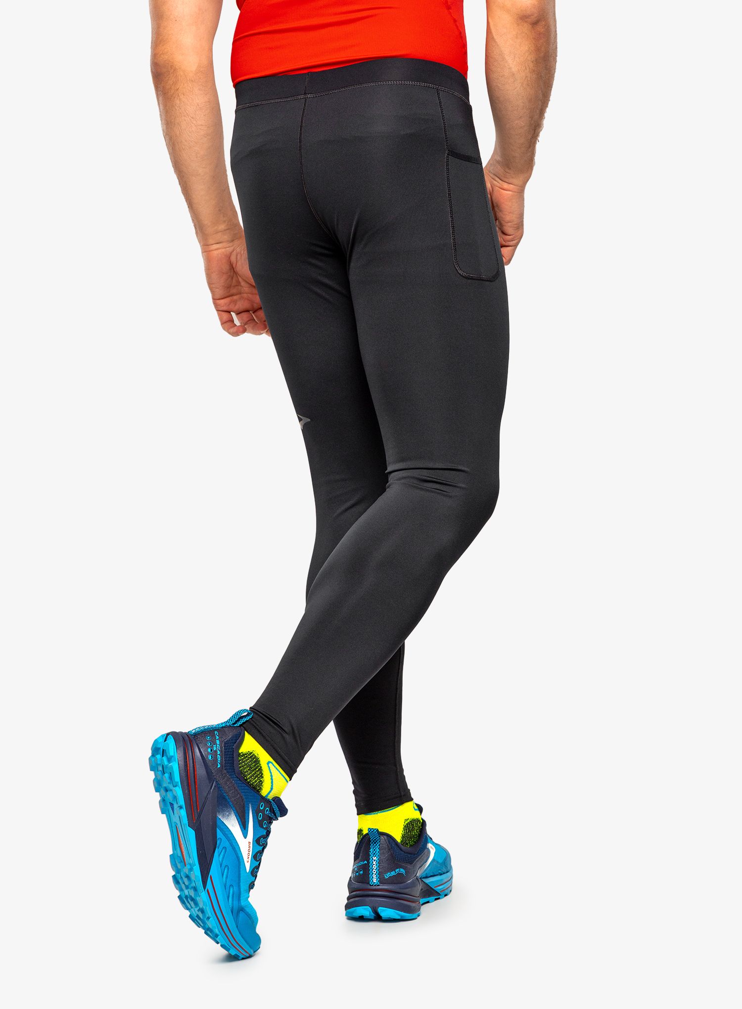 Pánske bežecké leginy Brooks Source Tight - black