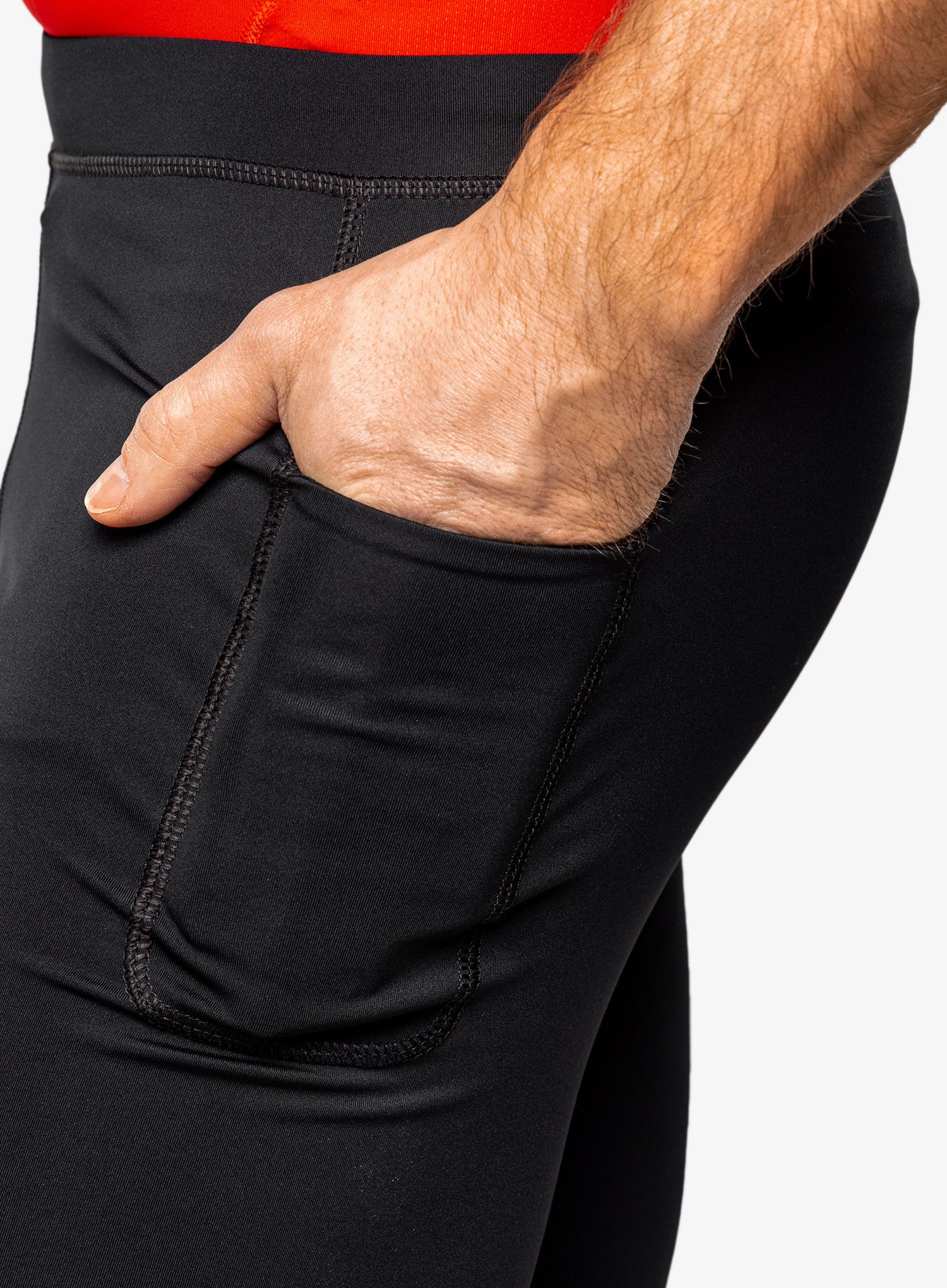Pánske bežecké leginy Brooks Source Tight - black