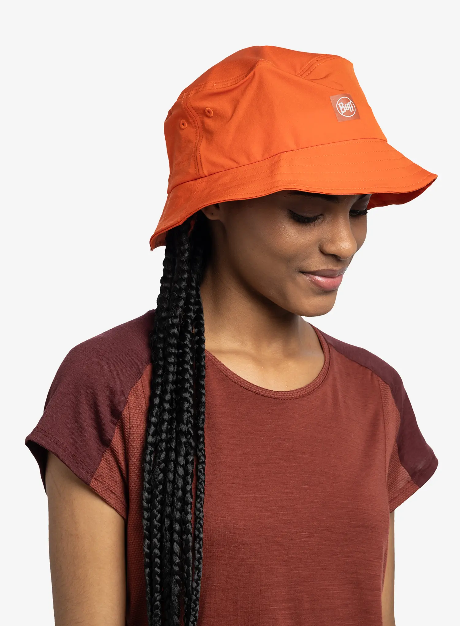 Klobúk Buff Adventure Bucket Hat - solid poppy