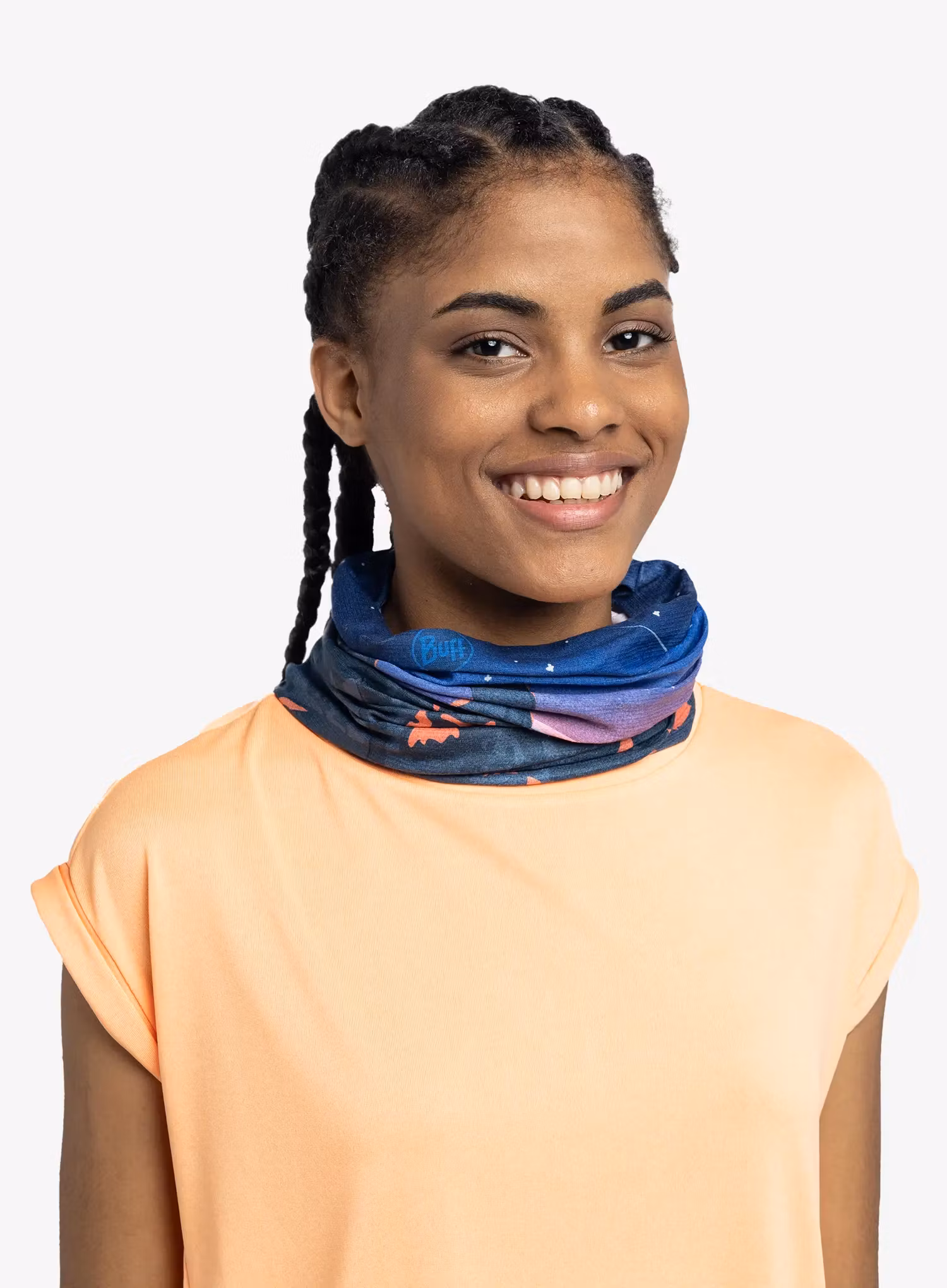 Multifunkčná šatka Buff Coolnet UV - night blue
