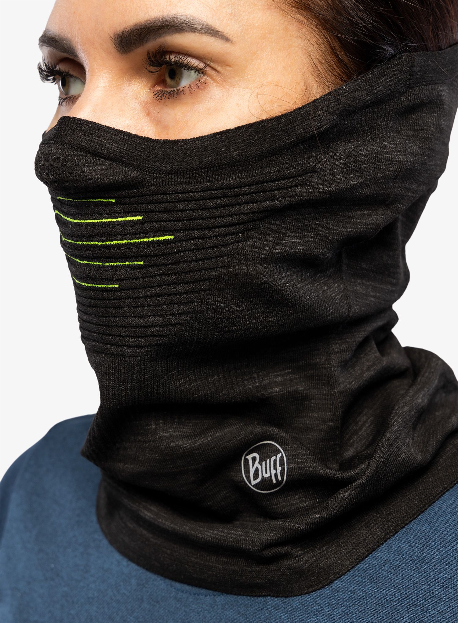 Nákrčník Buff Dryflx+ Neckwarmer - black