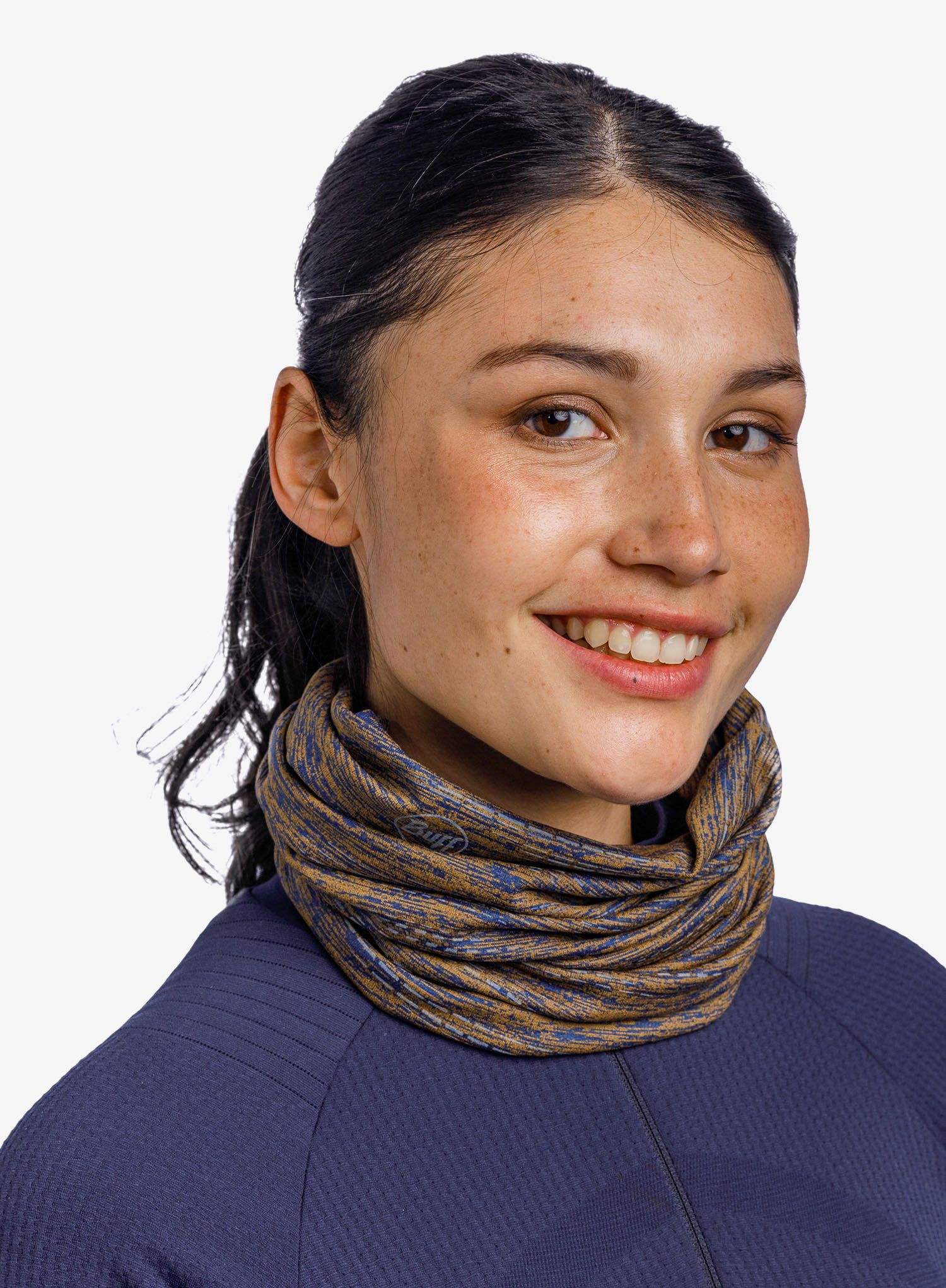 Multifunkčná šatka Buff Dryflx - brindle brown