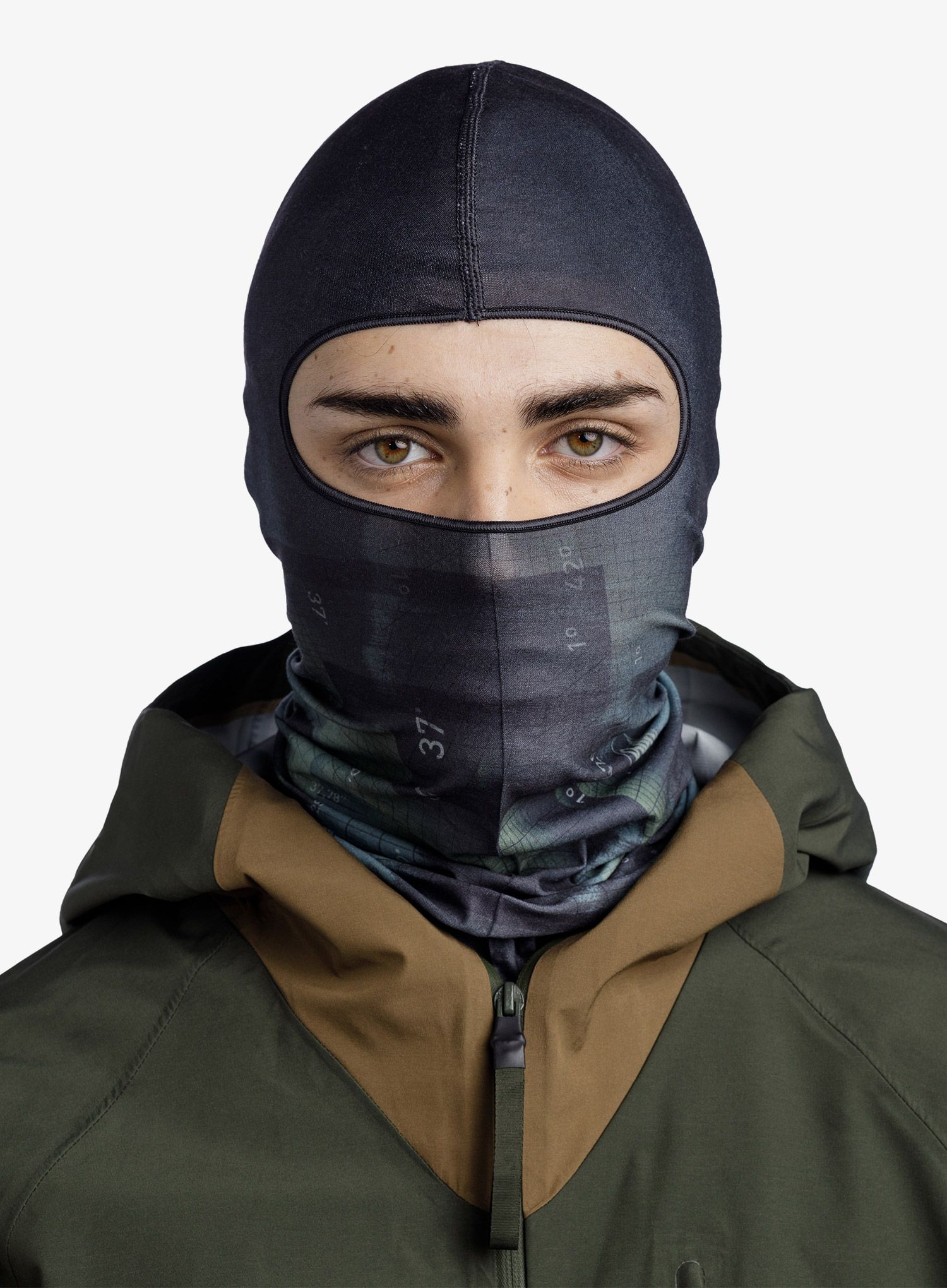 Kukla Buff Ecostretch Balaclava - alock silversage