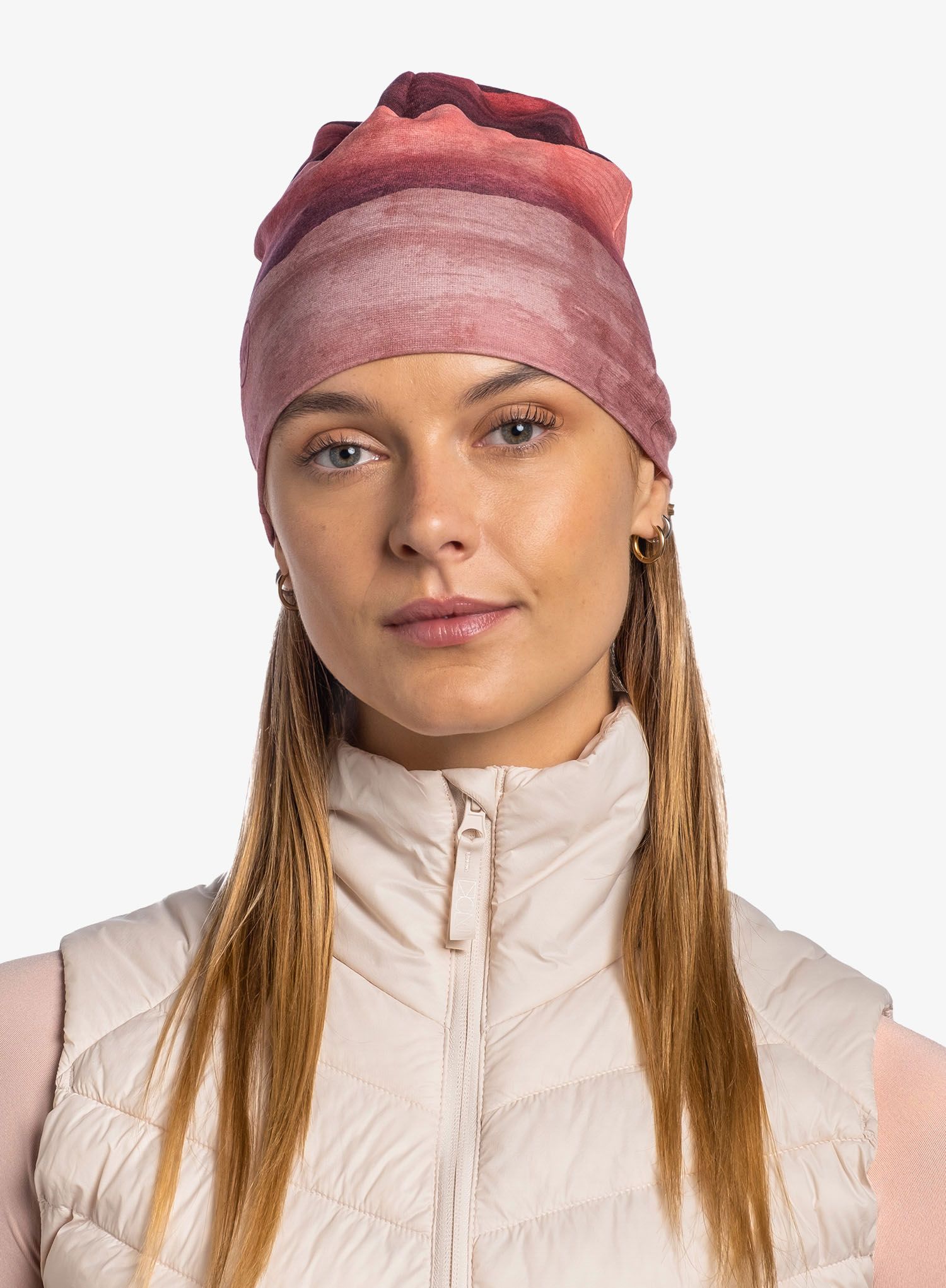 Funkčná čiapka Buff Ecostretch Beanie - lise rosewood