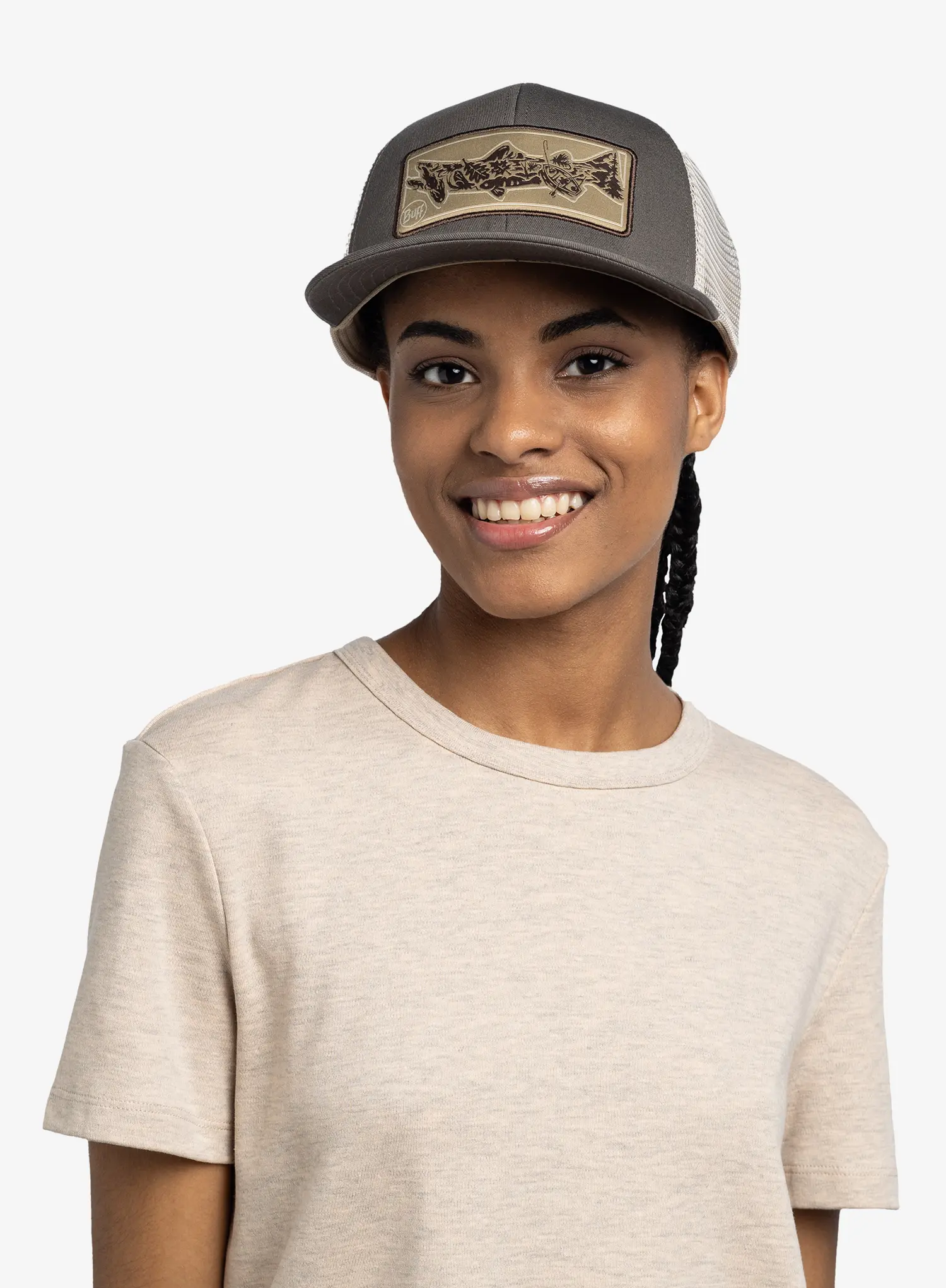 Šiltovka Buff Explore Trucker Cap - river khaki