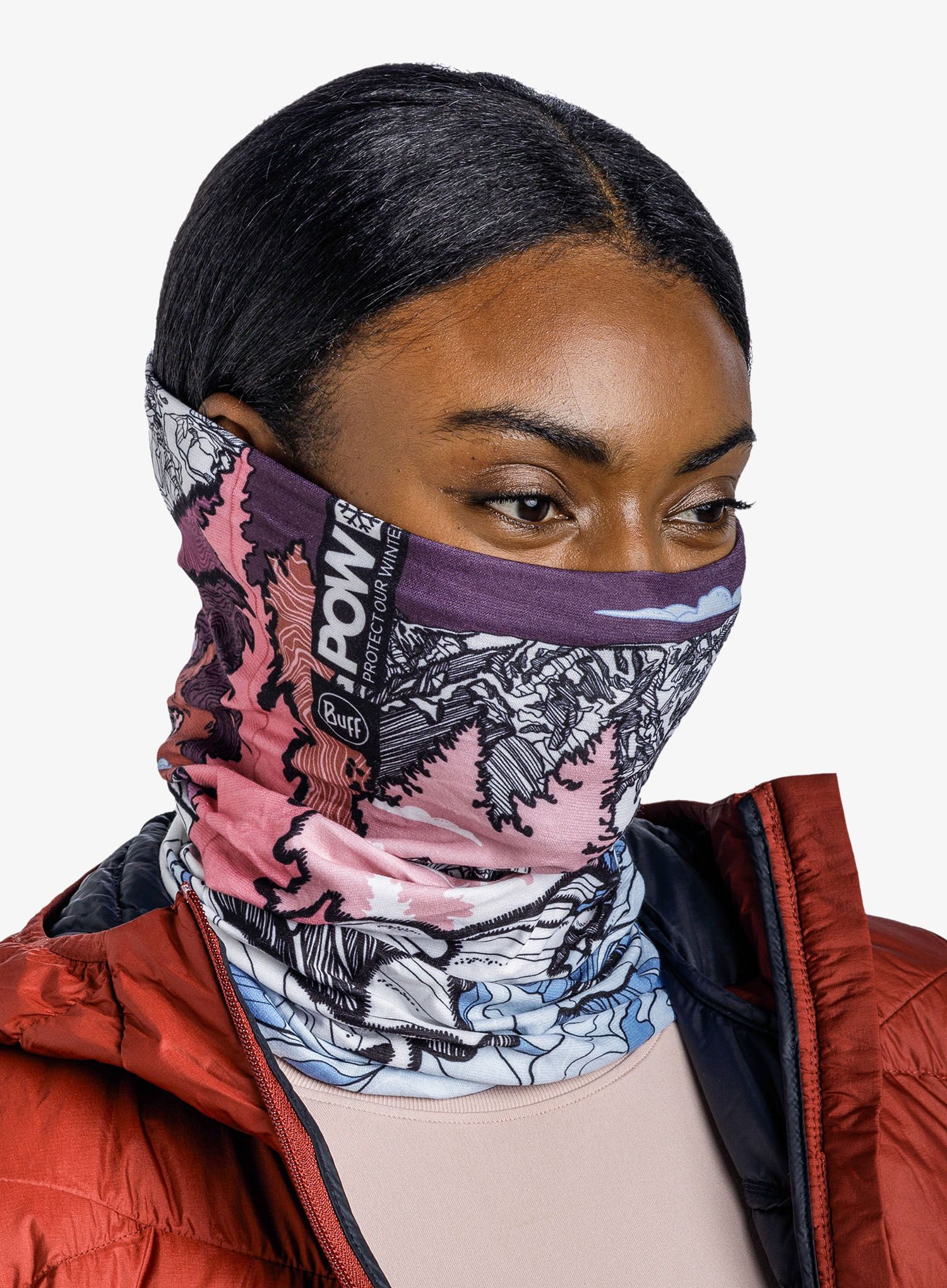 Multifunkčná šatka Buff Original Ecostretch - pow ustir multi