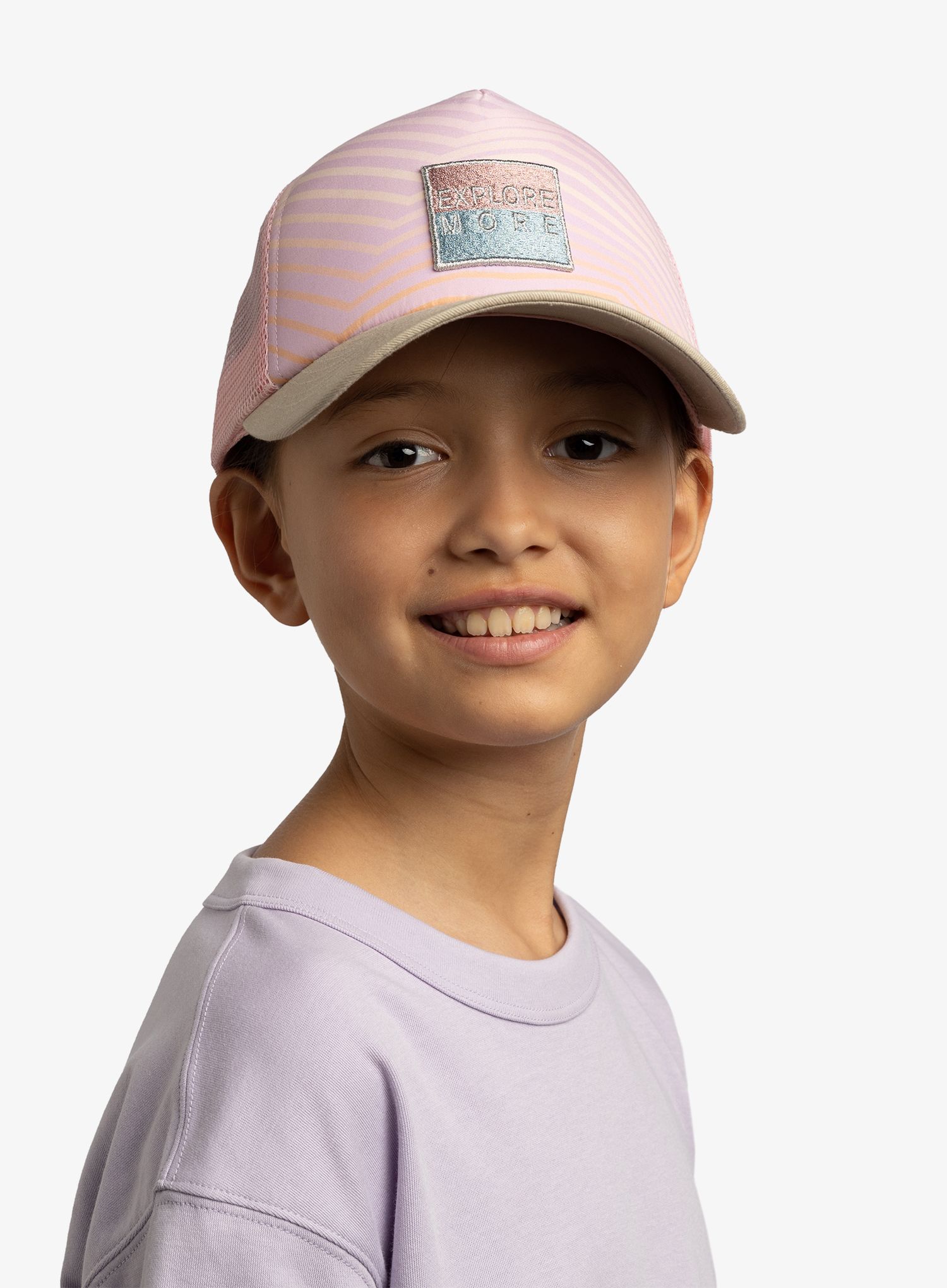 Šiltovka Buff Trucker Cap Kid - katsy orchid
