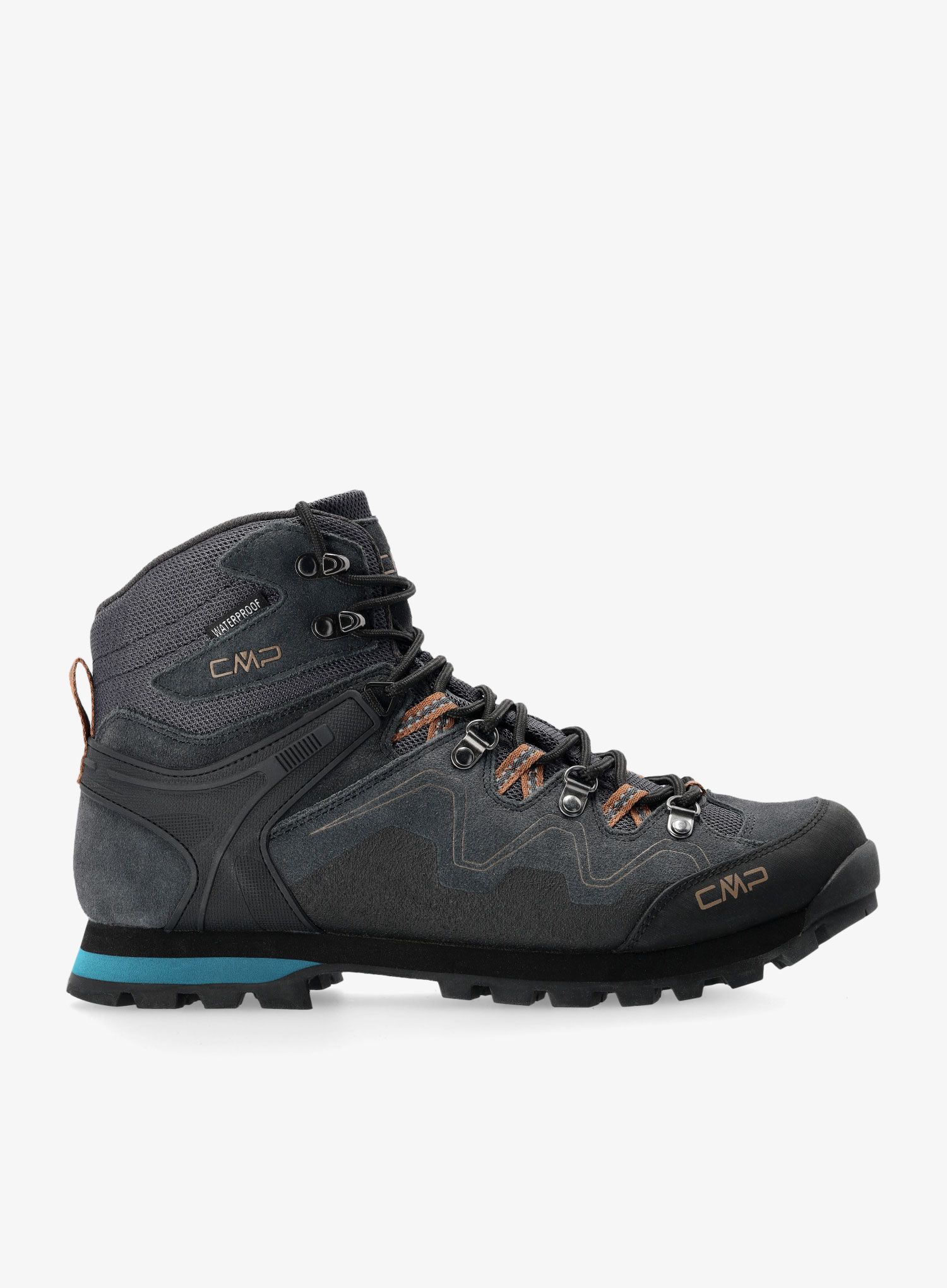 Turistické topánky CMP Athunis Mid WP - dark grey