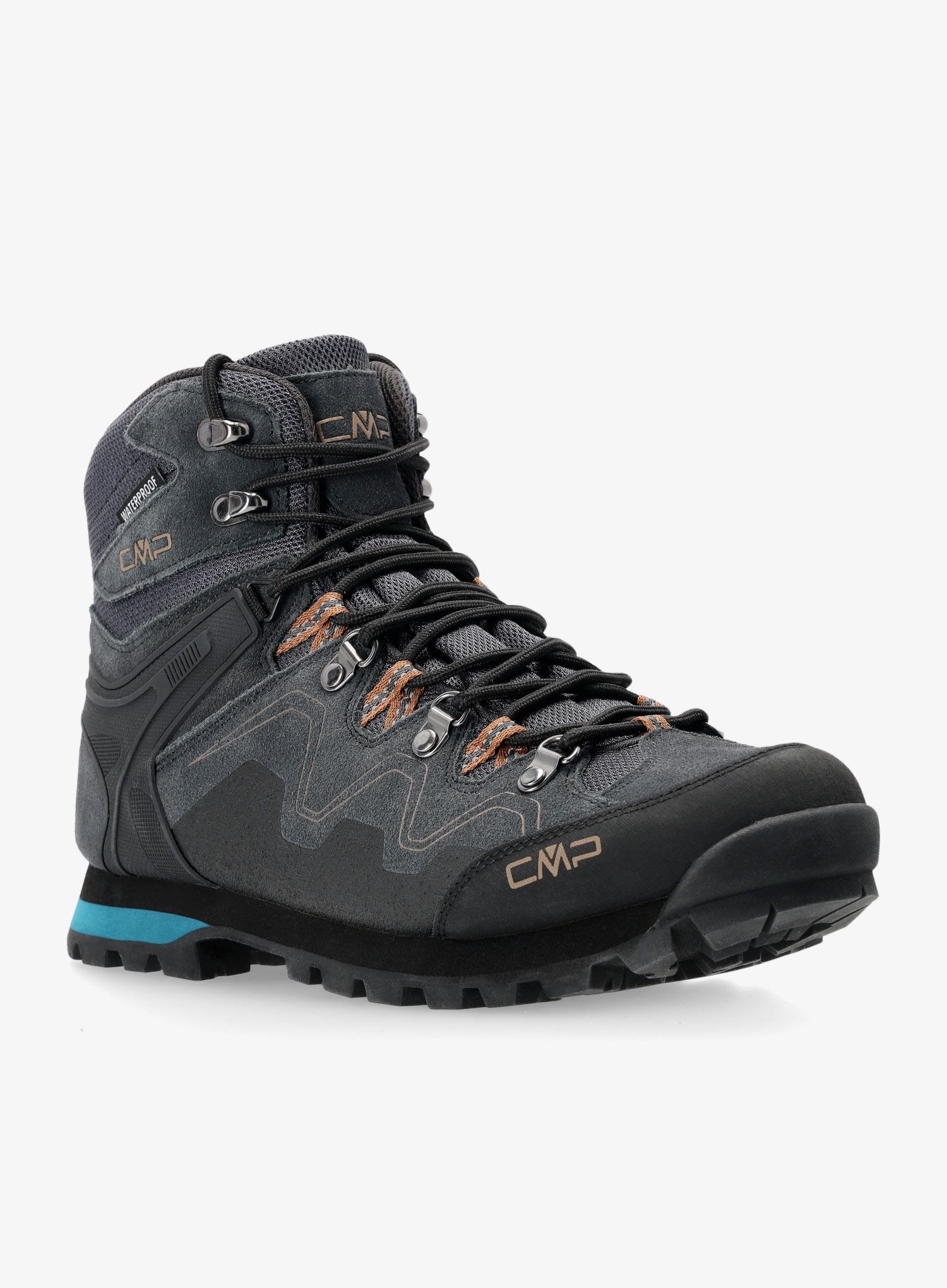 Turistické topánky CMP Athunis Mid WP - dark grey