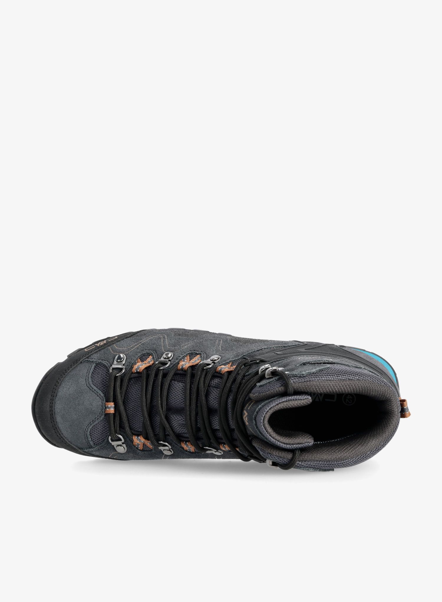 Turistické topánky CMP Athunis Mid WP - dark grey