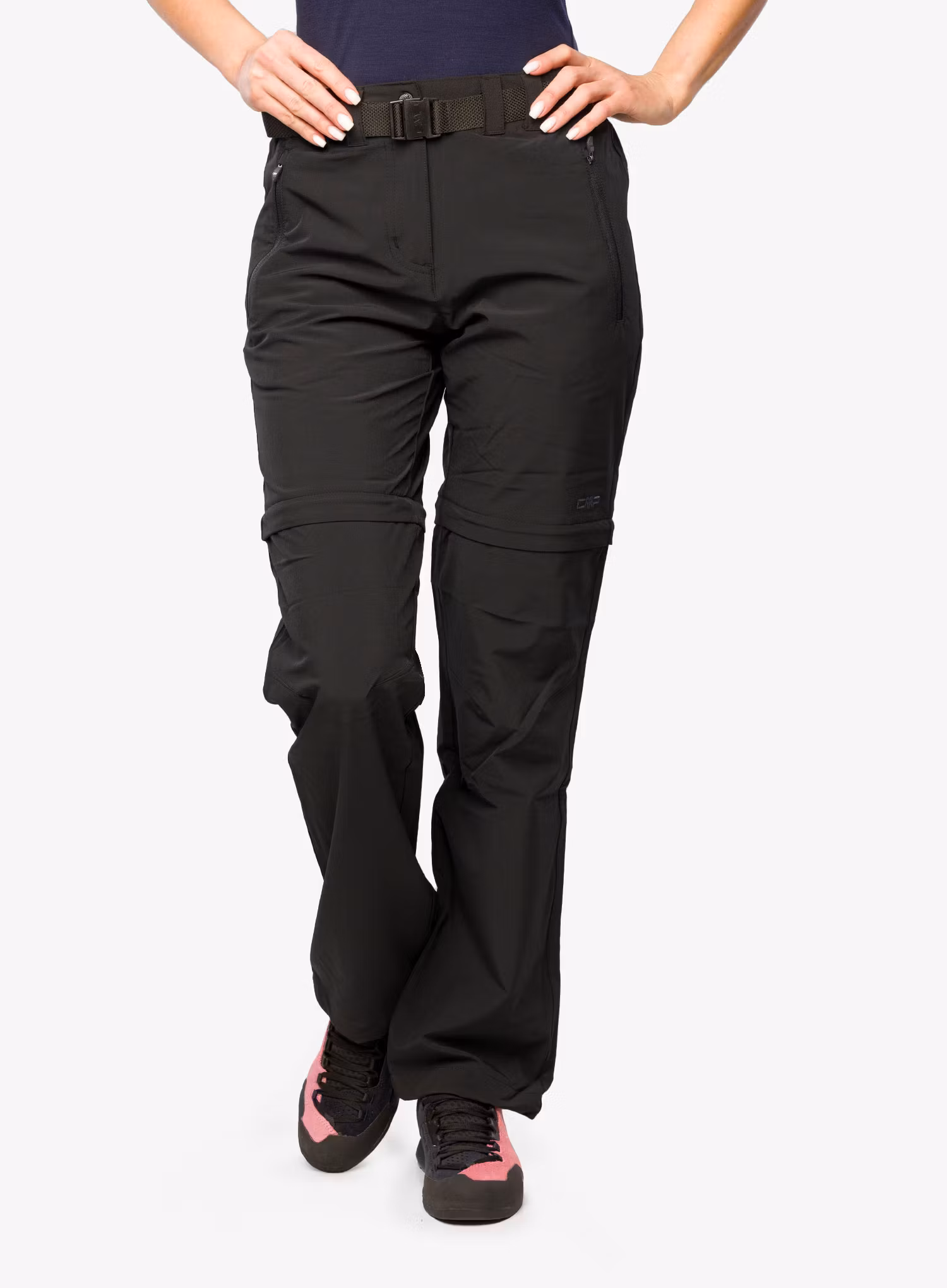 Dámske nohavice CMP Evelynn Zip Off Pant - nero