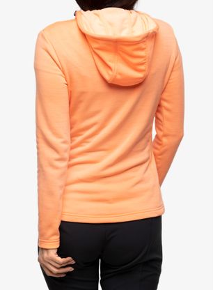Dámska mikina s kapucňou CMP Orianna Jacket Fix Hood - sunrise mel