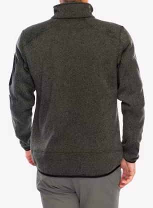 Flísová mikina CMP Perl Jacket Knitted - olive/nero