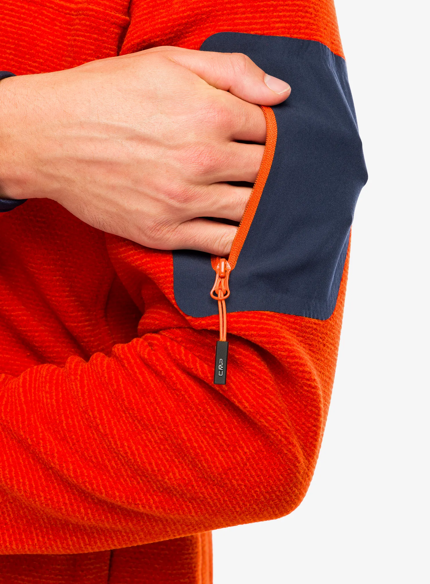 Flísová mikina CMP Perry Jacket - jaffa