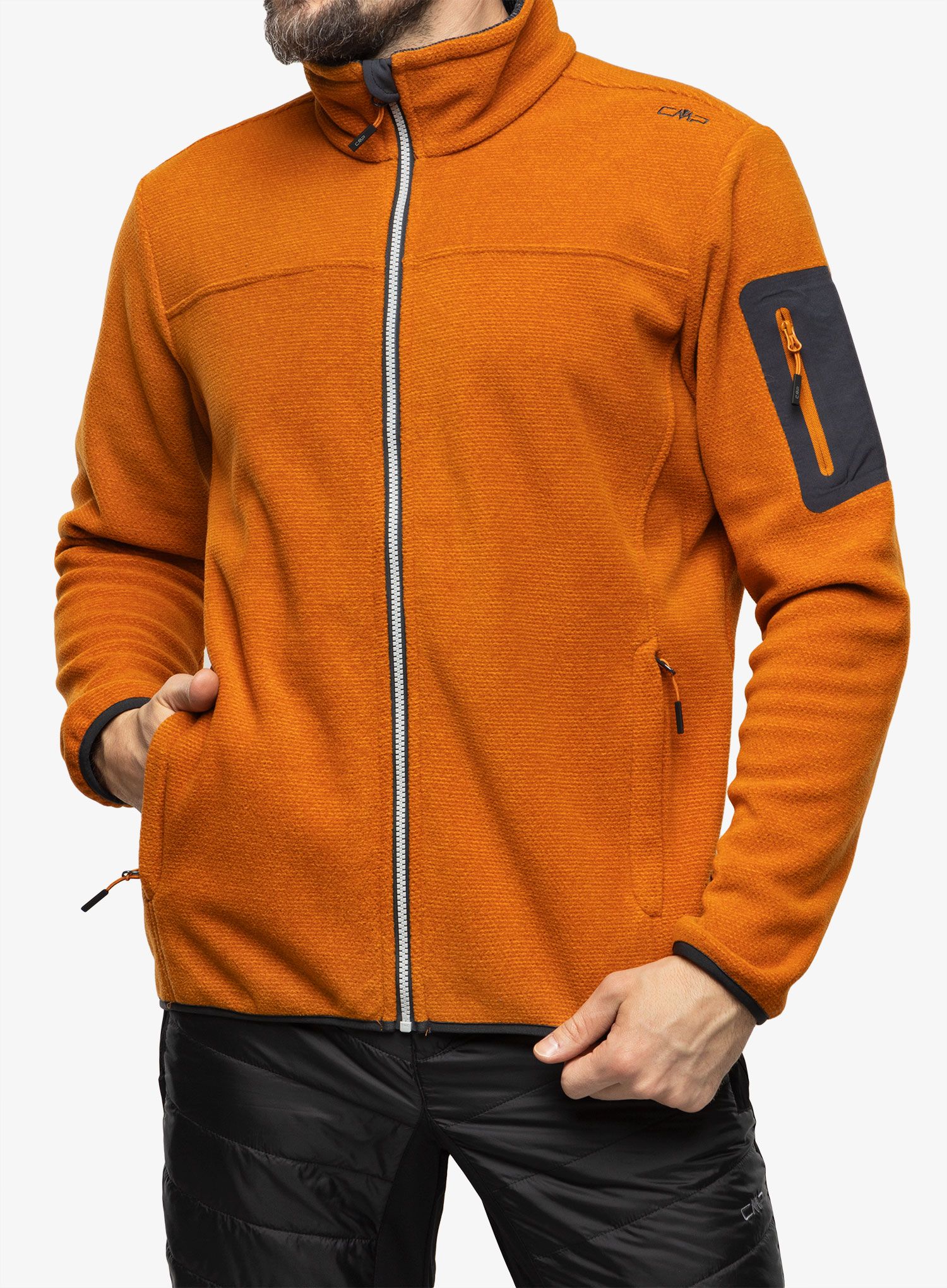 Flísová mikina CMP Perry Jacket - zucca