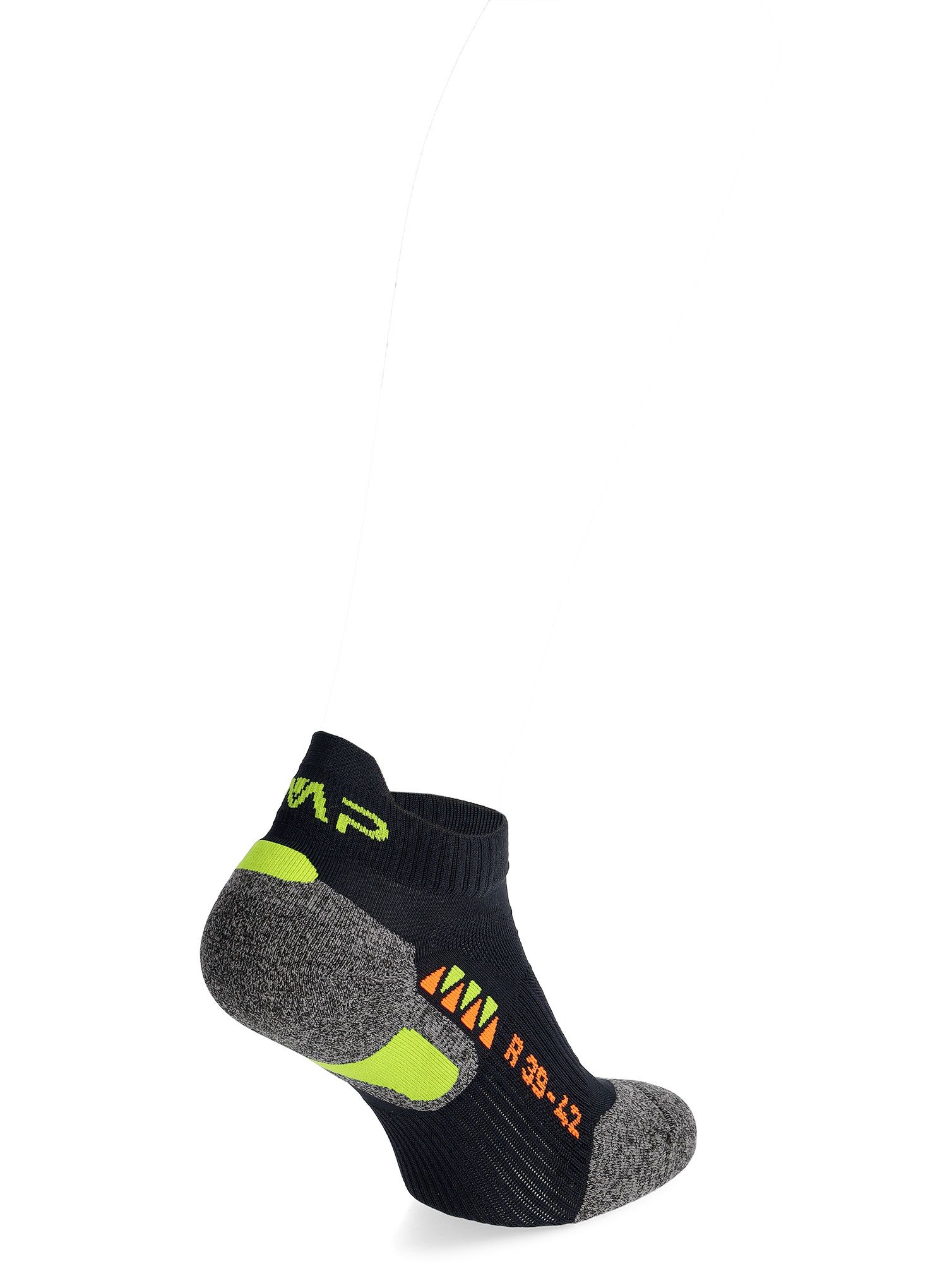 Ponožky na behanie CMP Running Sock Skinlife - black/energy