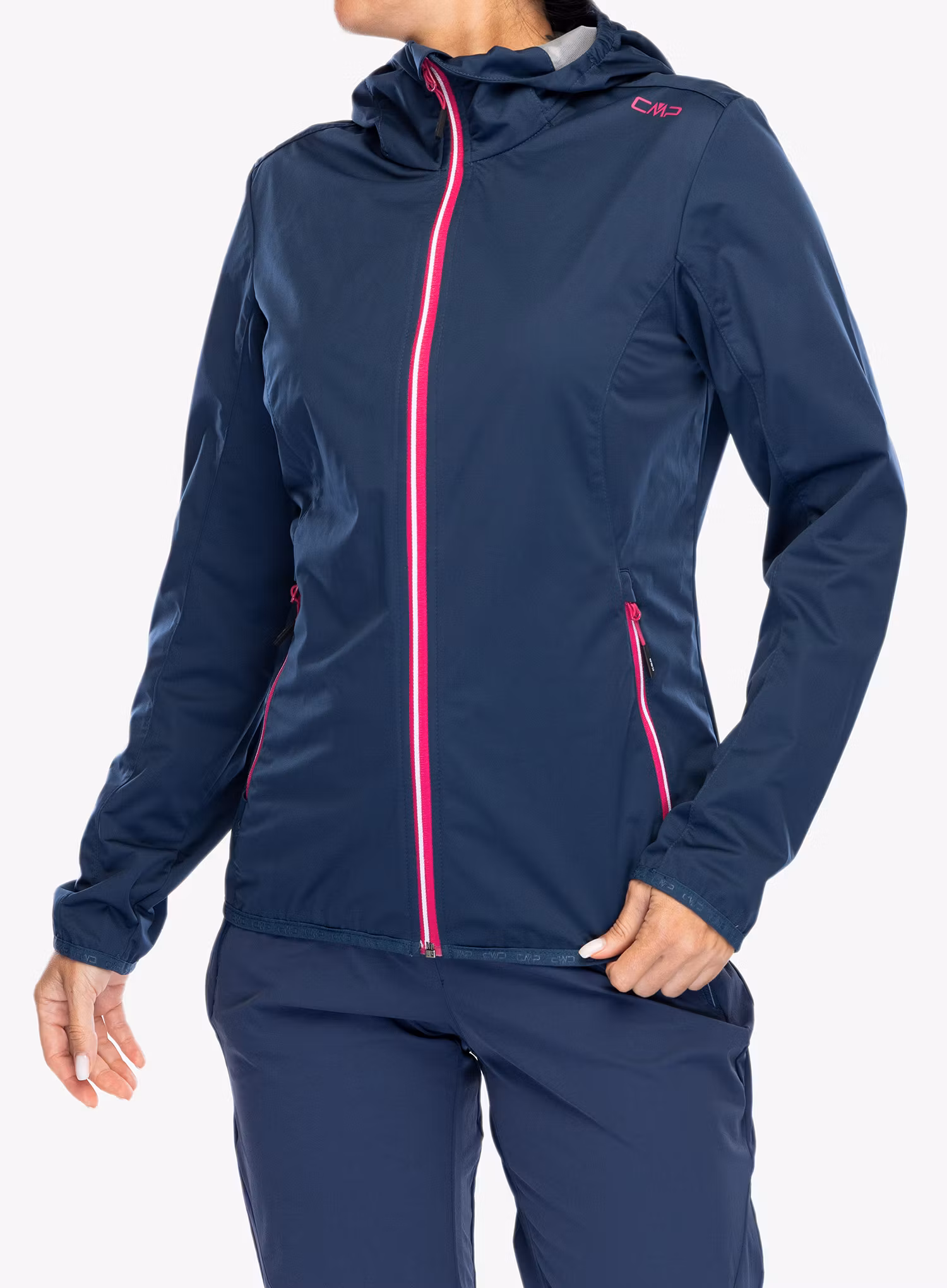 Bunda dámska CMP Vicky Jacket Fix Hood - blue