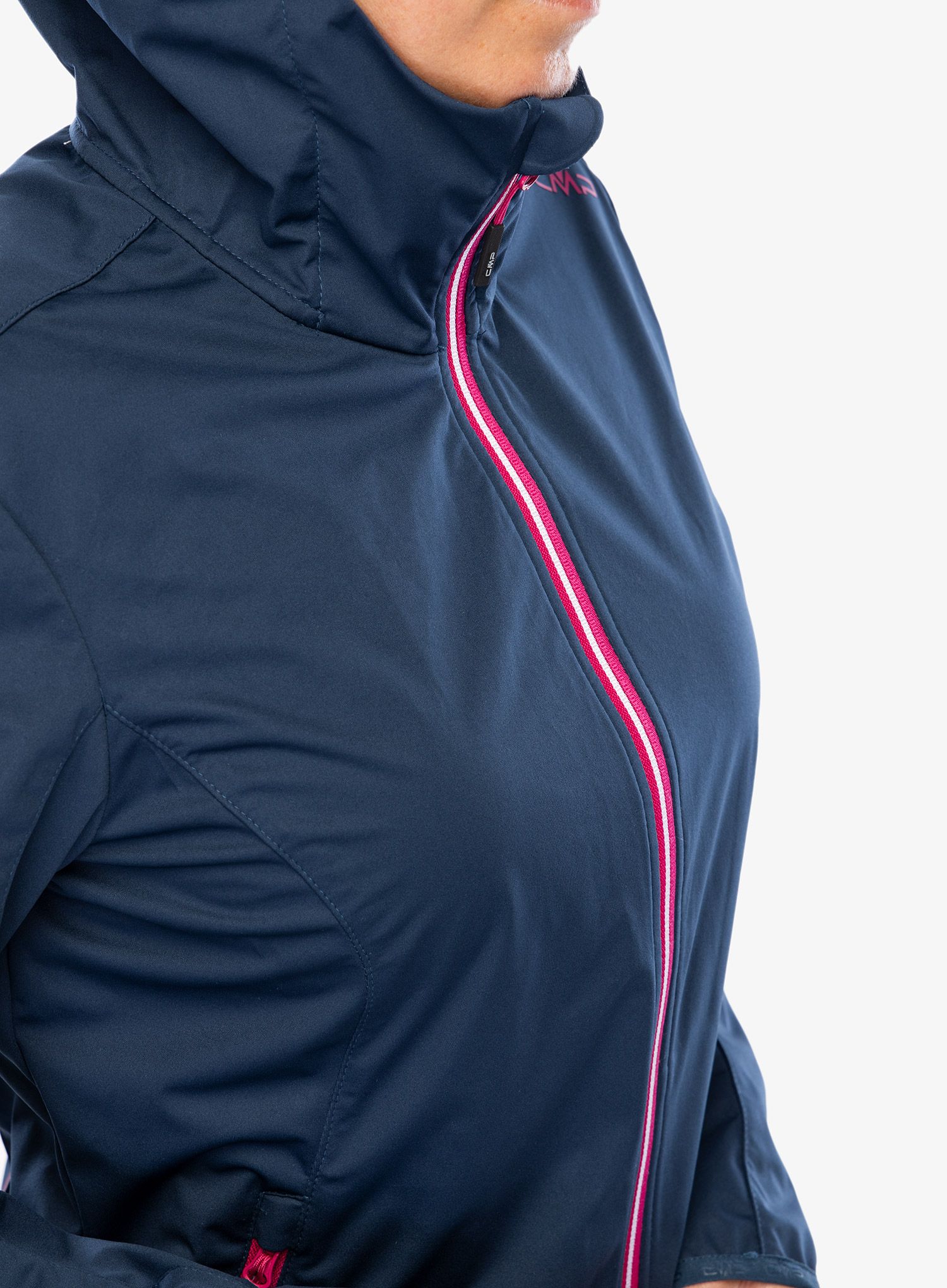 Bunda dámska CMP Vicky Jacket Fix Hood - blue