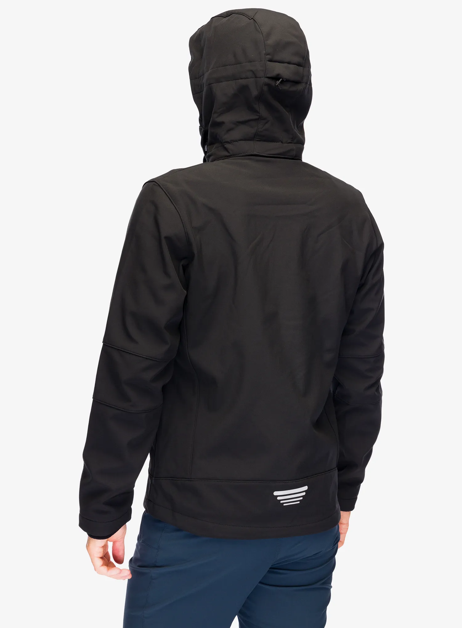 Softshellová bunda CMP Vivo Jacket Zip Hood - nero