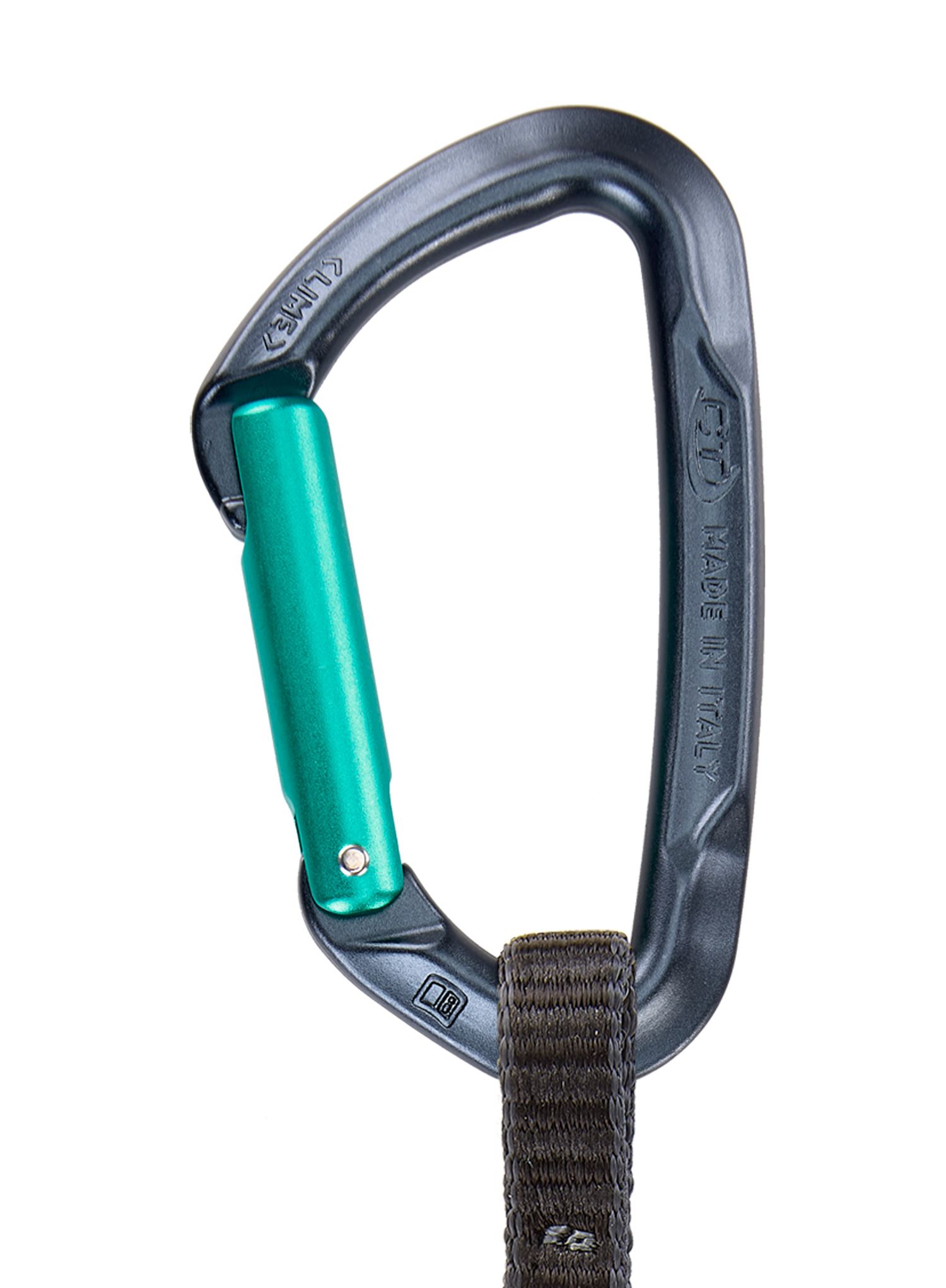 Expreska Climbing Technology/SKYLOTEC Lime B Set DY 17 cm - anthracite/blue marine