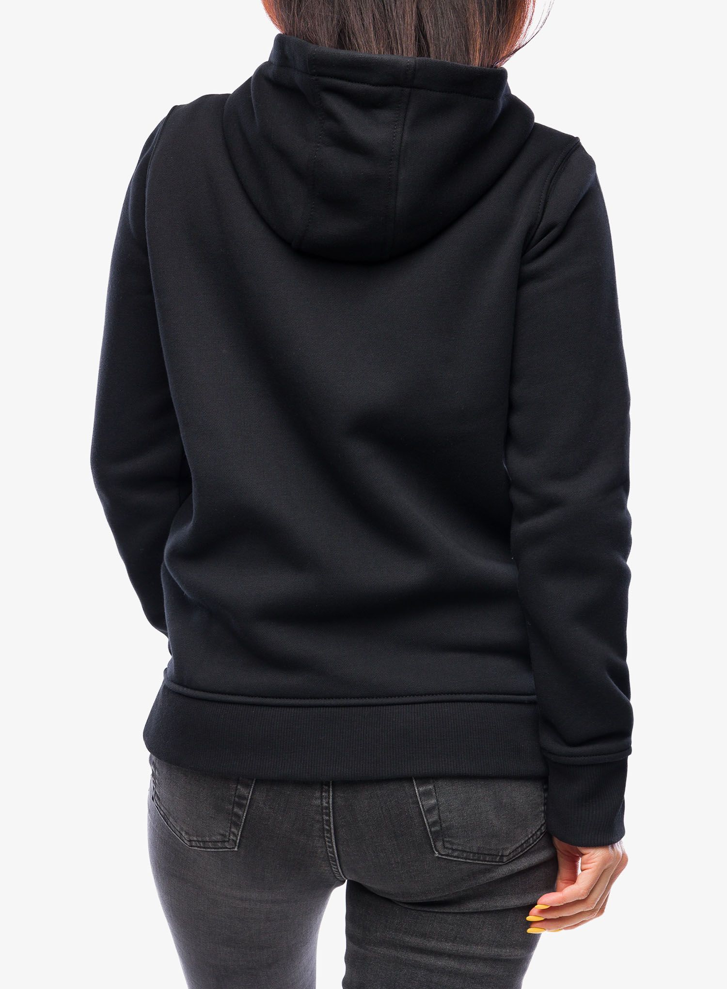 Dámska mikina s kapucňou Carhartt Clarksburg Zip Sweatshirt - black
