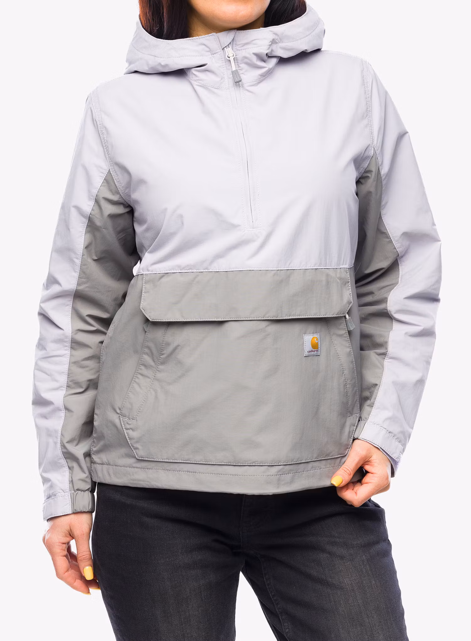 Softshellová bunda dámska Carhartt Loose Lightweight Anorak - lilac haze/asphalt