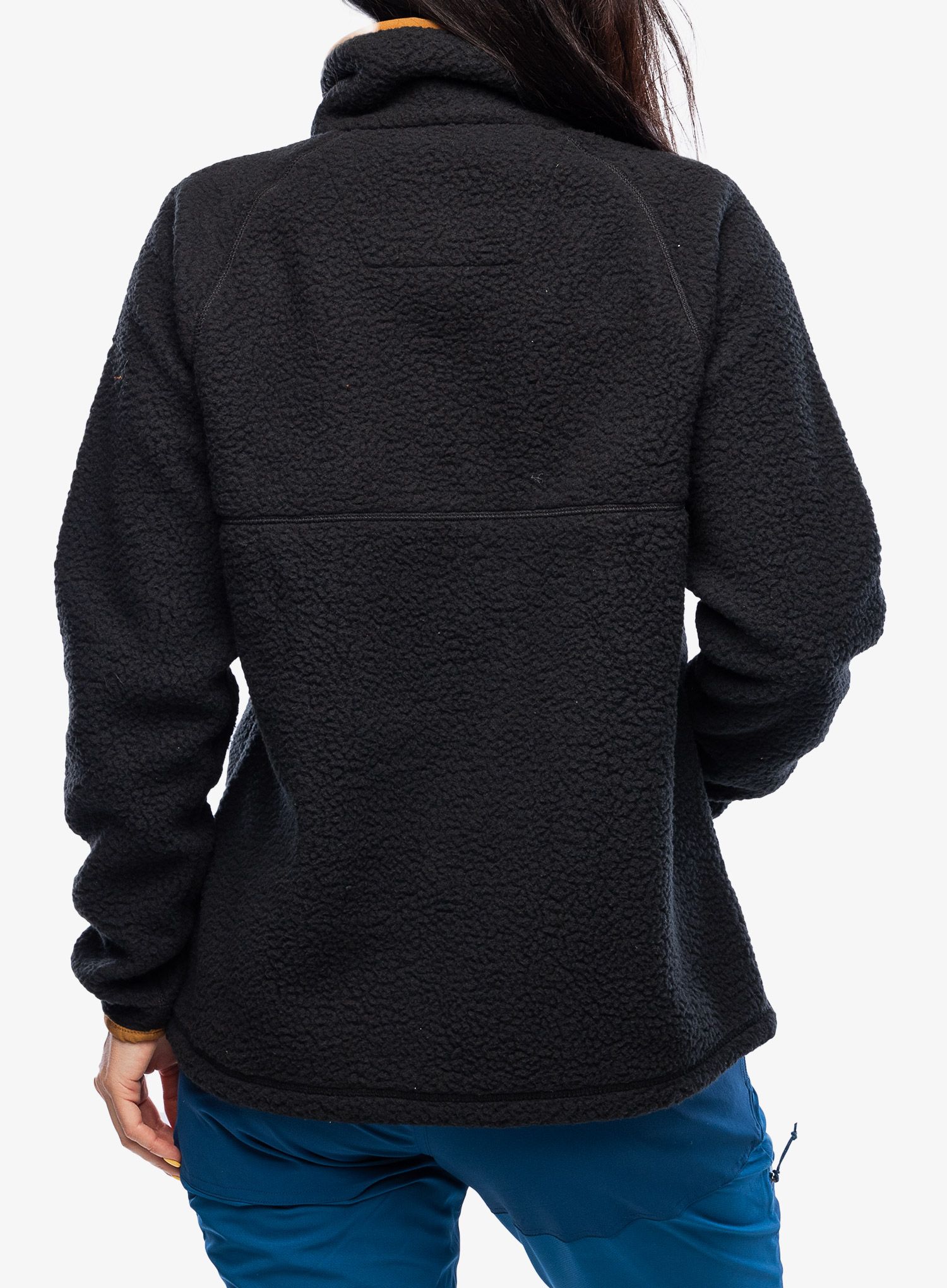 Flísová mikina dámska Carhartt Relaxed Fit Fleece Pullover - black