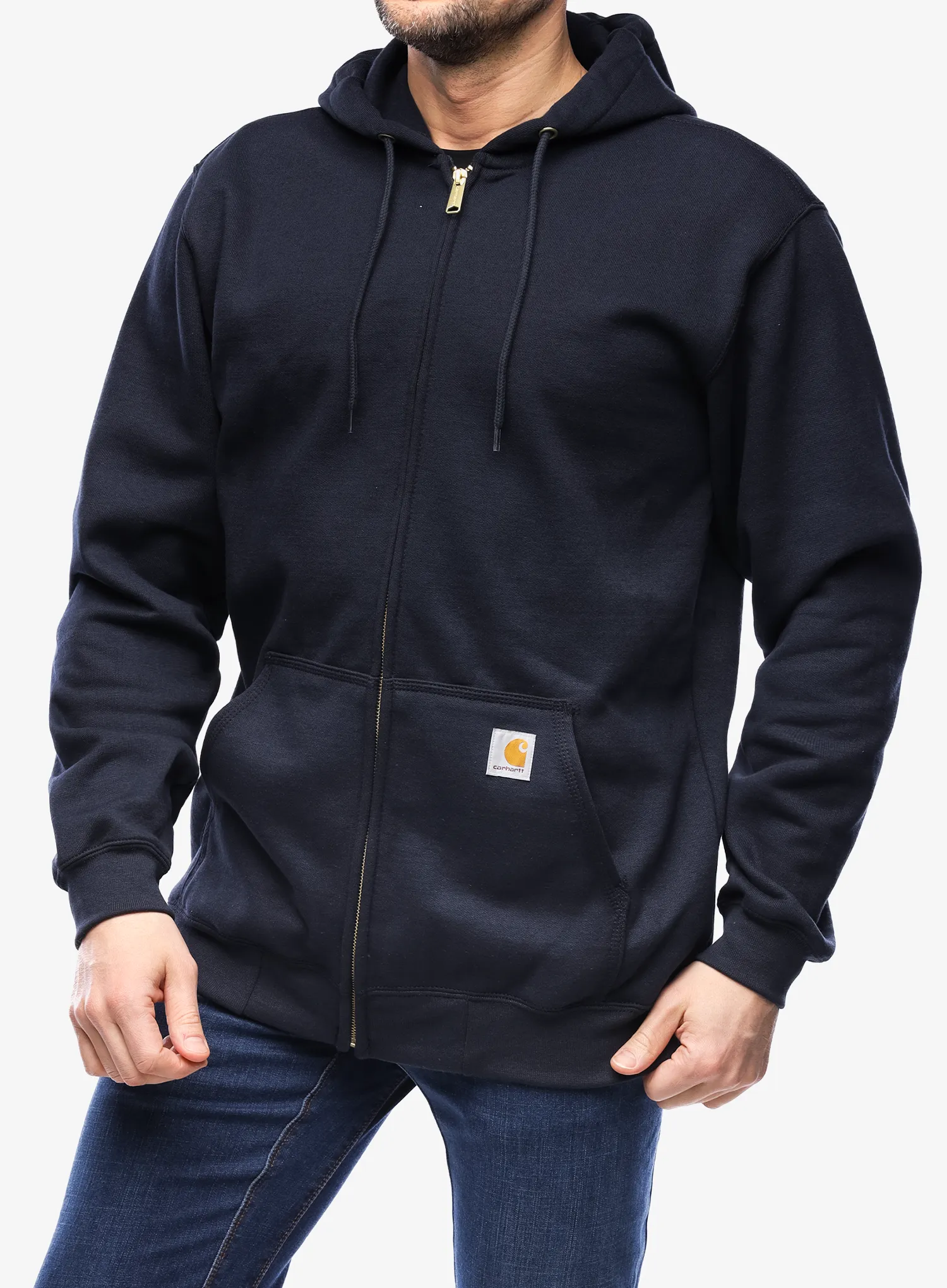 Mikina na zips Carhartt Zip Hooded Sweatshirt - new navy