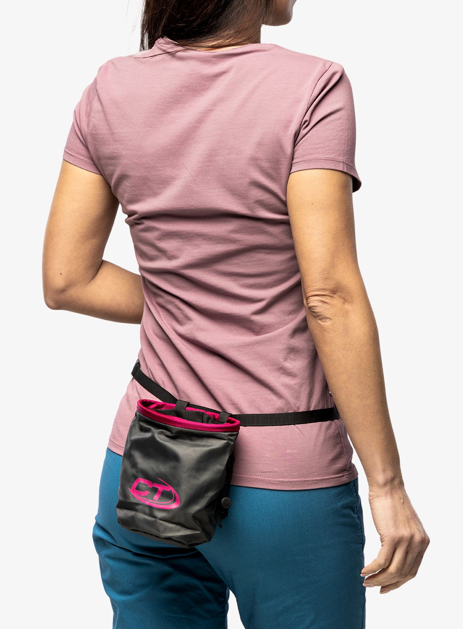 Vrecko na magnézium Climbing Technology/SKYLOTEC Cylinder - anthracite/cyclamen