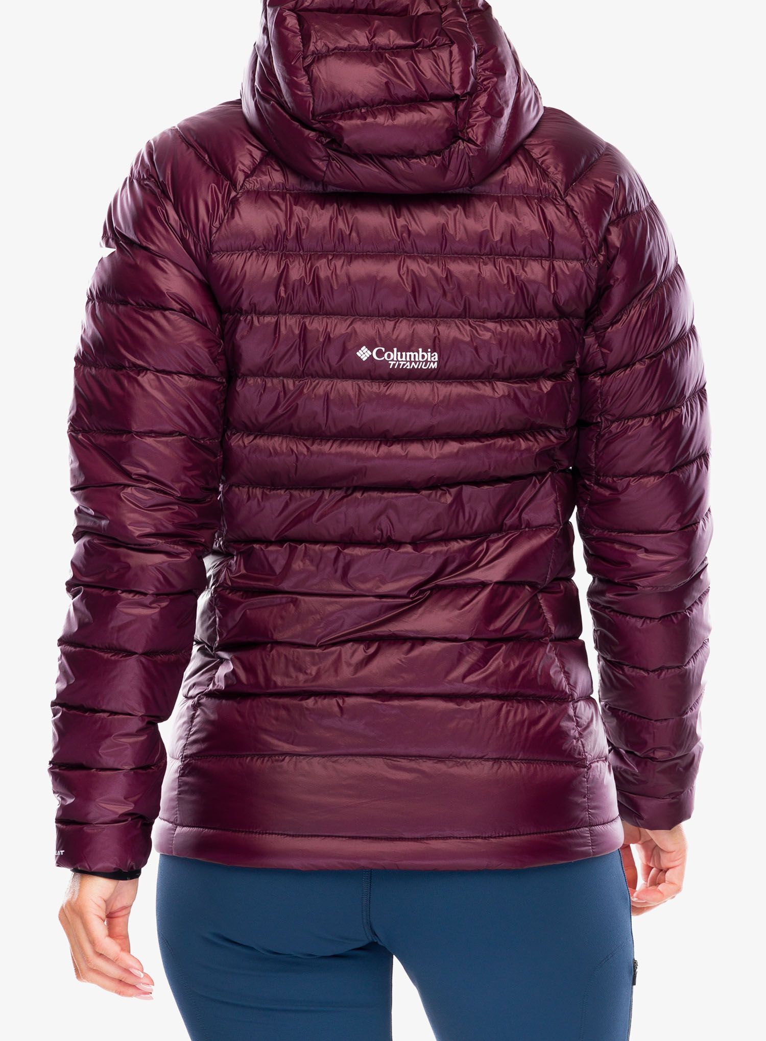 Bunda páperová dámska Columbia Arctic Crest Down Hooded Jacket - moonvista