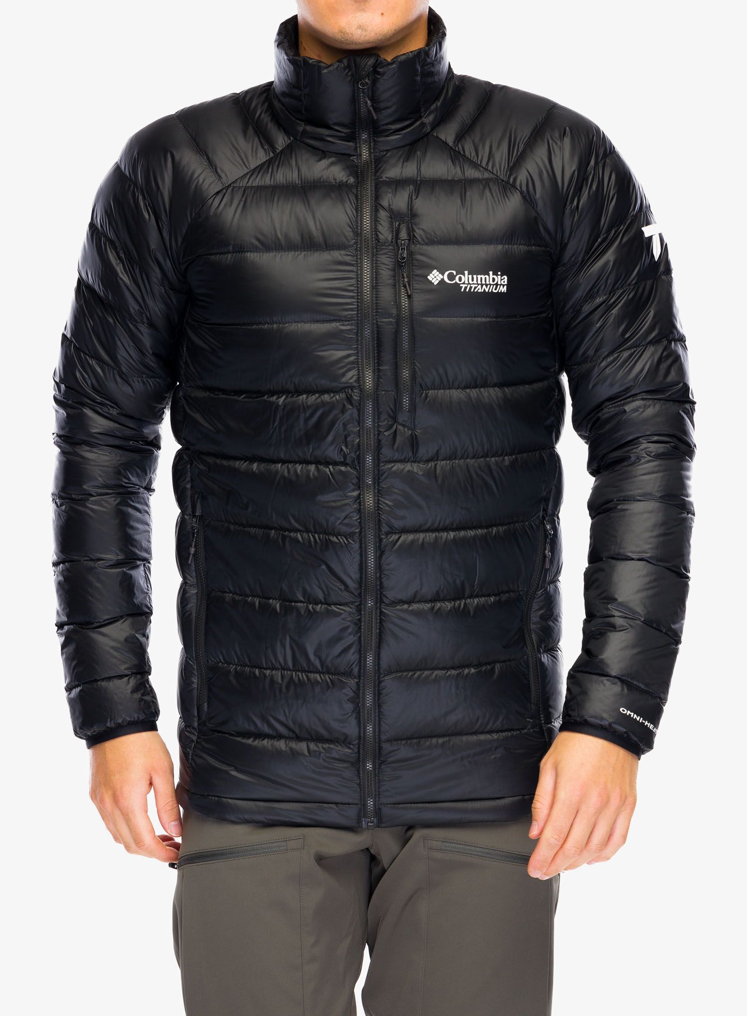 Páperová bunda Columbia Arctic Crest Down Jacket - black