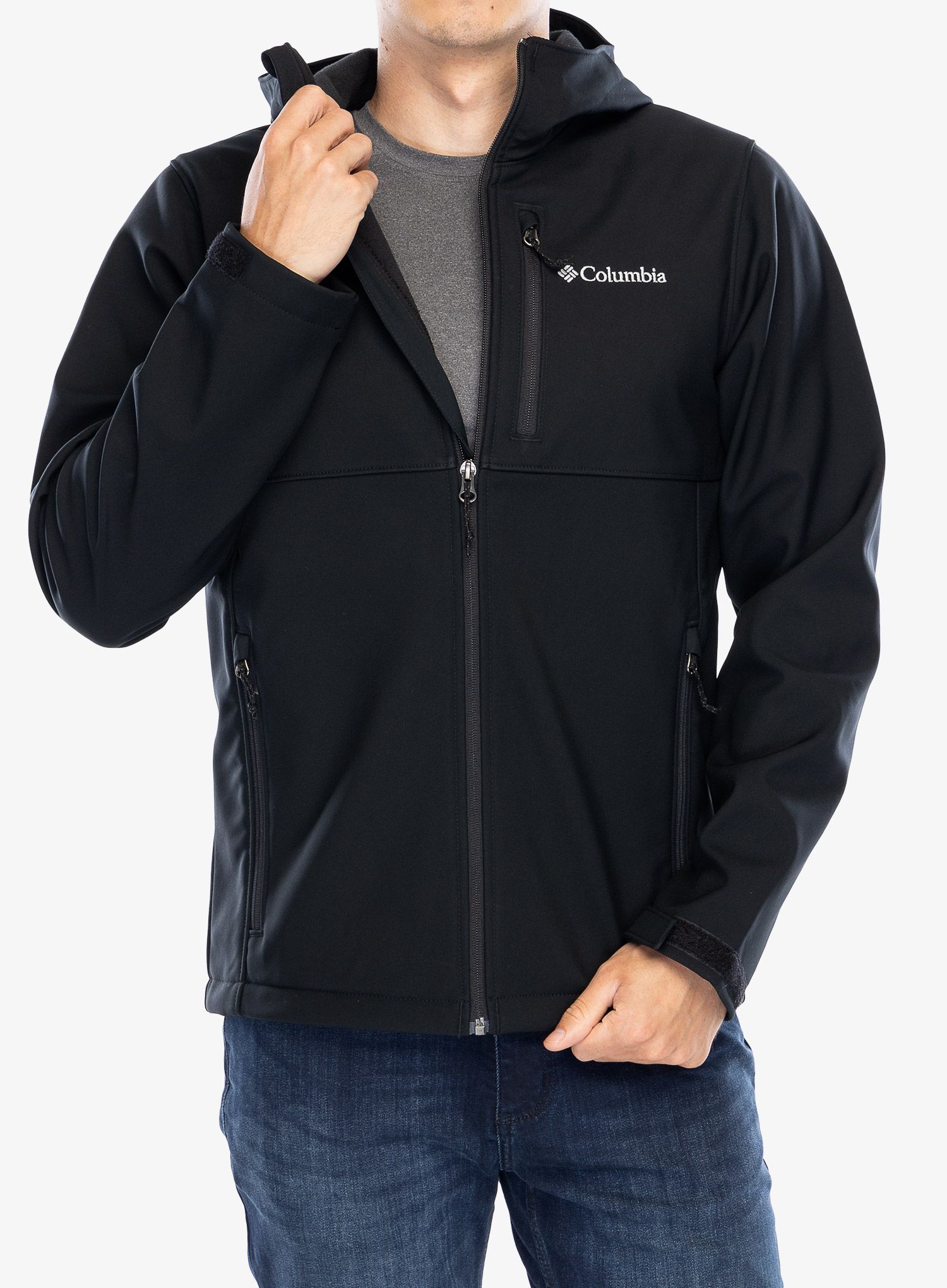 Softshellová bunda Columbia Ascender II Hooded Softshell Jacket - black