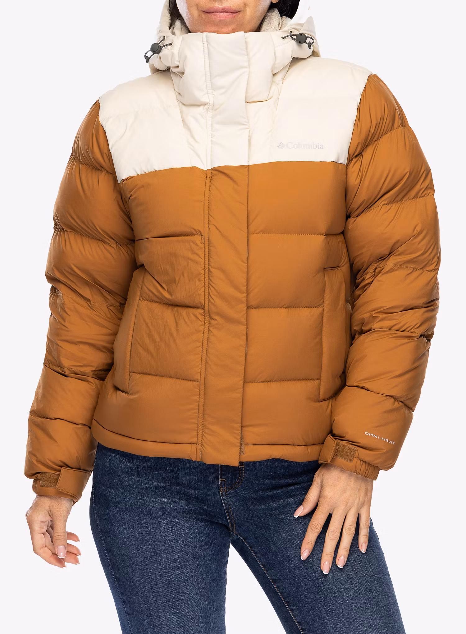 Dámska zimná bunda Columbia Bulo Point III Down Jacket - camel brown/dark stone